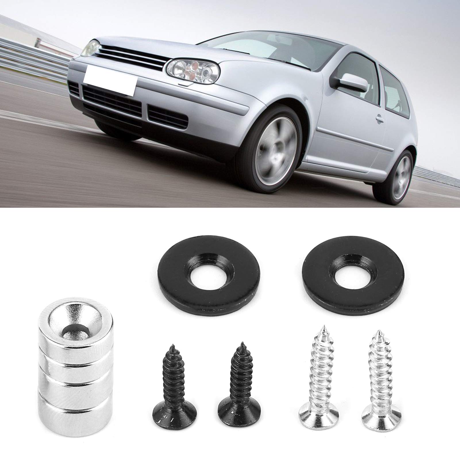 MK4 1J Glove Box Magnet Repair Kit - Metal Glove Box Lid Latch Fixing Tool for Volkswagen New Beetle & Audi A4 1J | Car Interior Accessory Repair Solution | Perfect for DIY Auto Maintenance & Glove Box Hinge Restoration