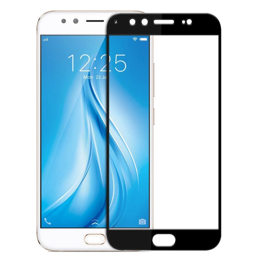 AMZER HD Crystal Clear Tempered Glass Screen Protector for Vivo V5 Plus - Full Coverage, Anti-Scratch, Bubble-Free Screen Guard - Perfect for Daily Protection & Gaming