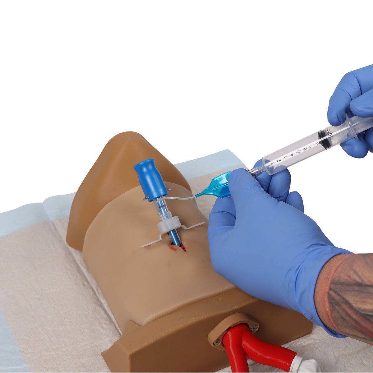 Crico Chris Cricothyrotomy Task Trainer - High-Quality Medical Simulation Model for Emergency Airway Training | Perfect for EMT, Paramedic & Medical Students Practice