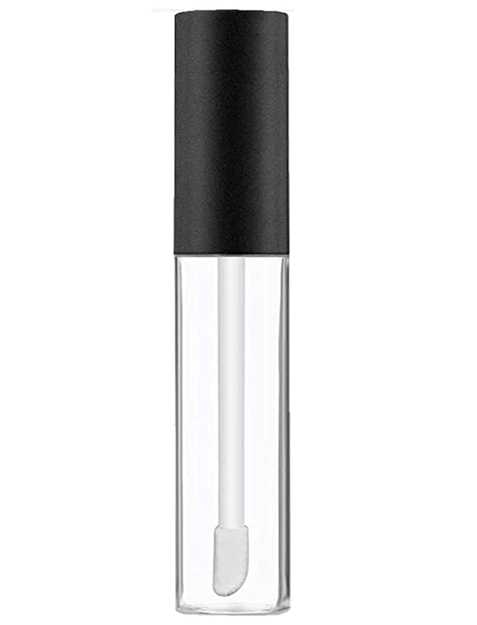 Unbreakable Travel Empty Lip Gloss Containers - 5ML Refillable Clear Plastic Bottles with Plug for Lip Care & Cosmetic Oils (Pack of 1) - Perfect for DIY Beauty, Travel Toiletries & Makeup Organizers