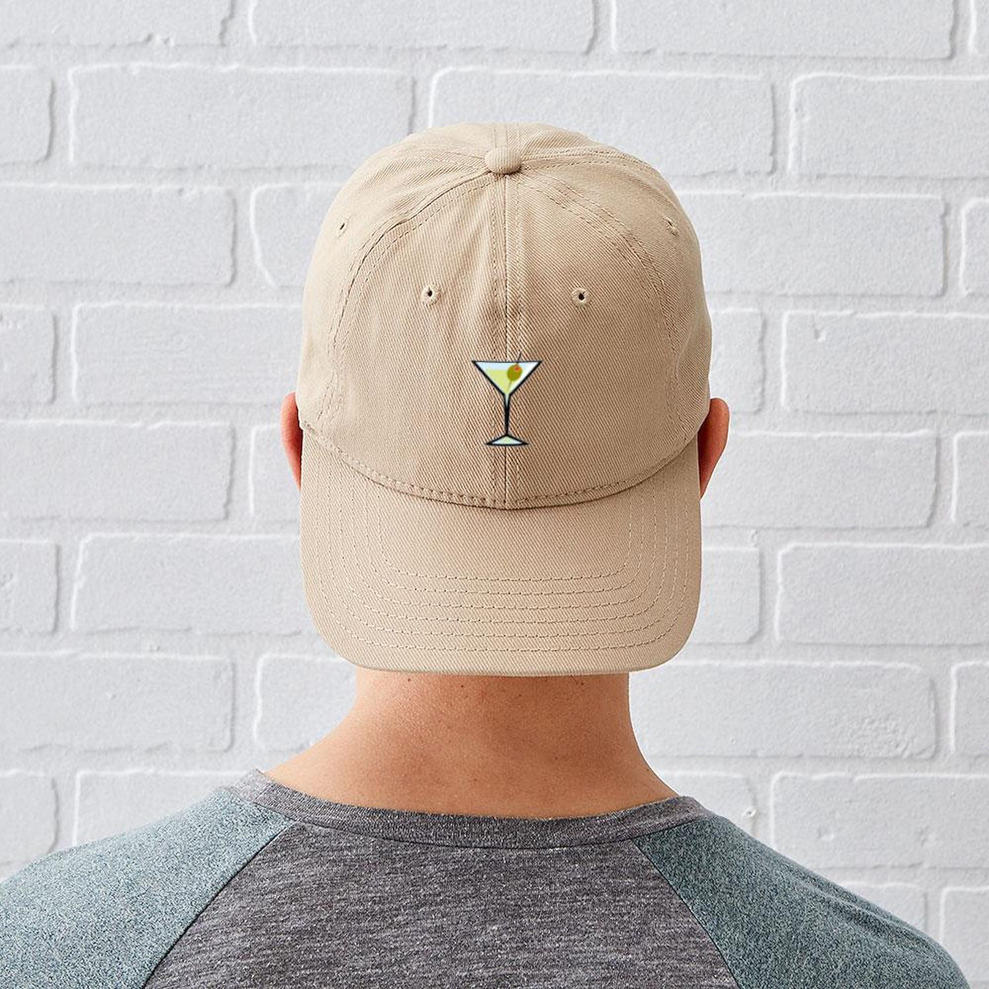 Dirty Martini Adjustable Baseball Cap for Cocktail Lovers