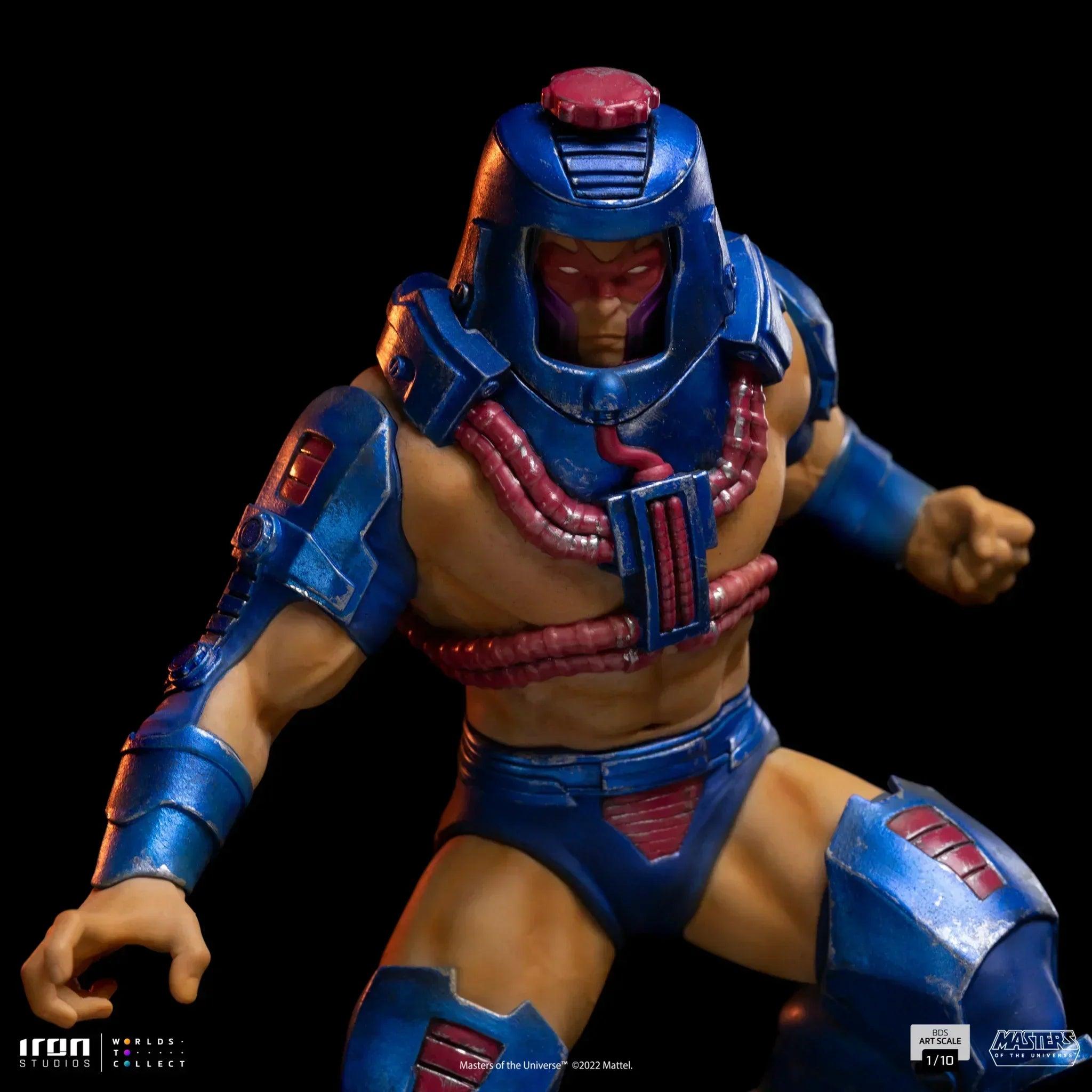 Iron Studios Masters of the Universe Man E Faces BDS Art Scale 1/10 Statue - Collectible Action Figure for Display & Home Decor