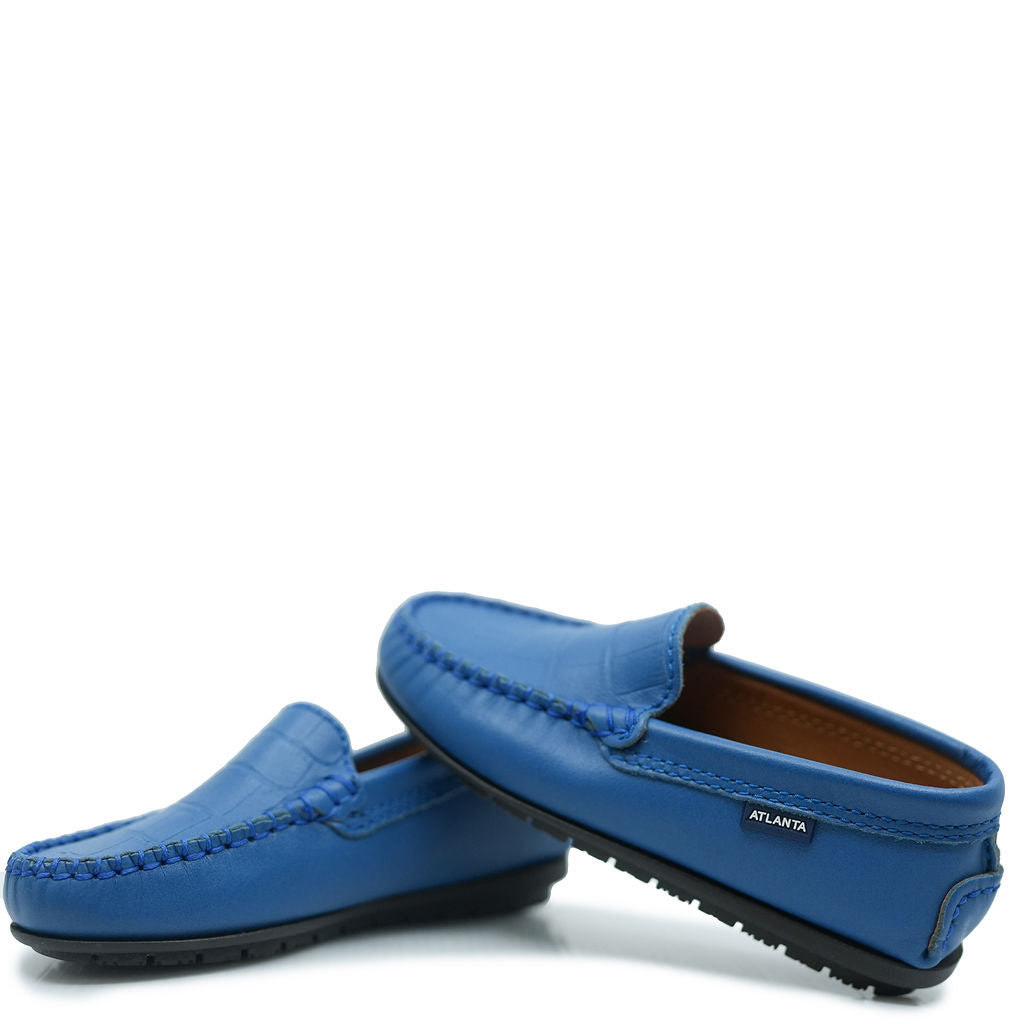 Atlanta Moccasin Ocean Croc Loafers - Comfortable Men's Slip-On Shoes for Casual Wear & Business Outfits
