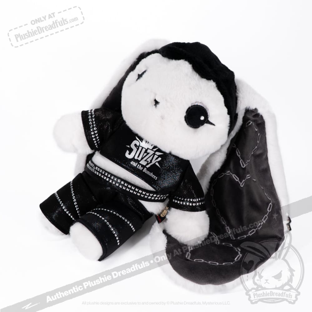 Goth Girl Plushie Dreadfuls - Soft Gothic Stuffed Doll for Alternative Fashion Lovers | Perfect for Bedroom Decor, Halloween Gifts & Emo Aesthetic Collections