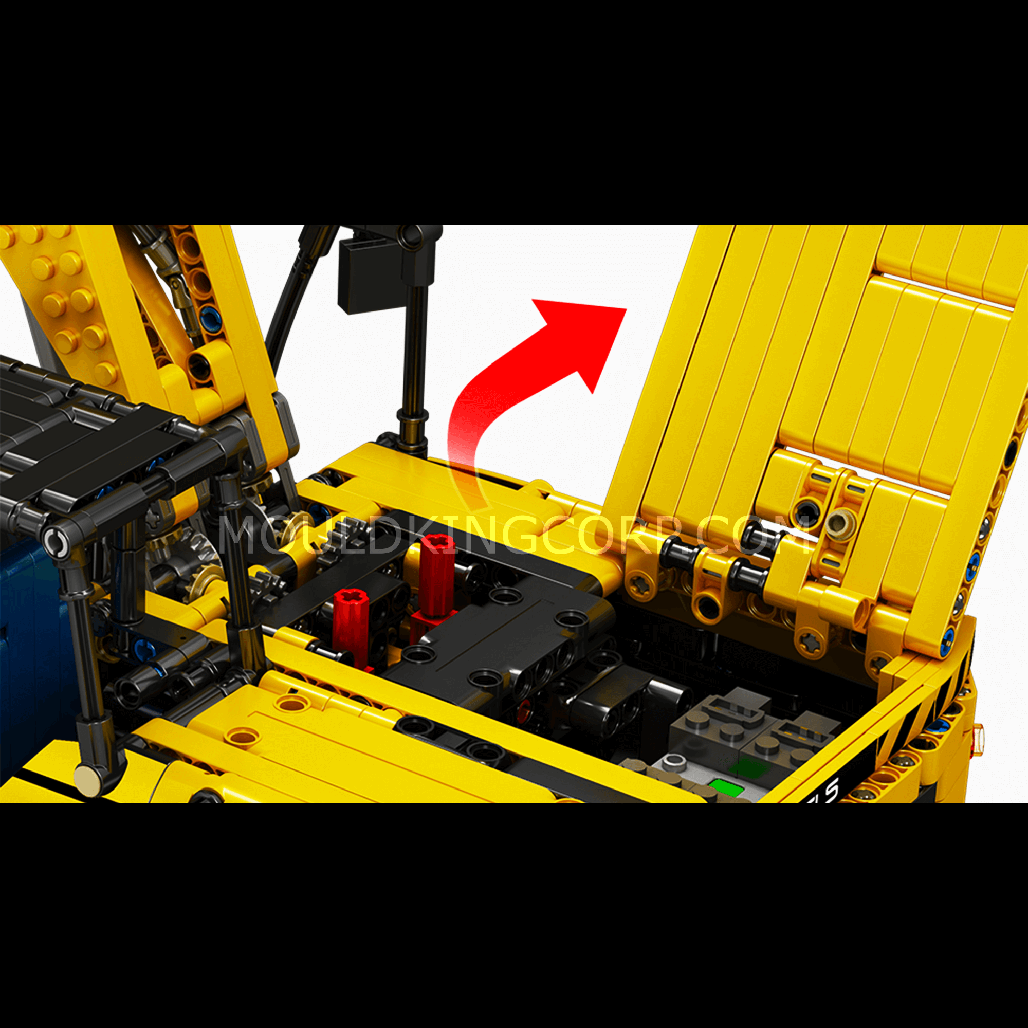 MOULD KING 17032/17033 Technic Excavator Building Kit - 1,828 Piece Construction Toy Set for Adults & Kids | STEM Educational Model, DIY Engineering Project, Birthday Gift Idea for Boys & Girls | Playtime, Classroom Learning, Collector's Display