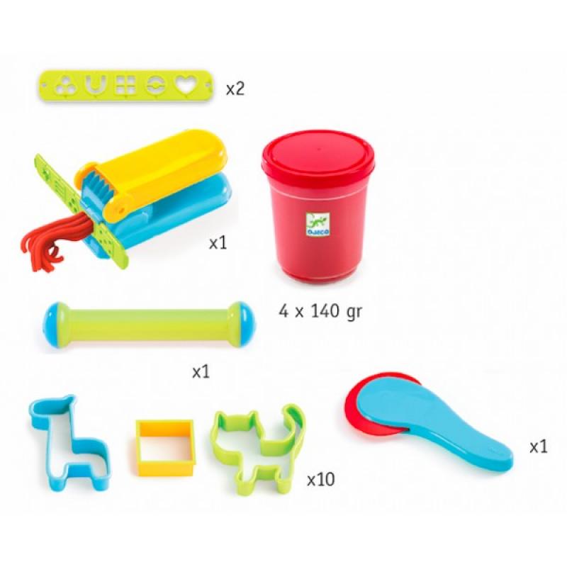 Play Dough Starter Kit for Kids - 24 Colors Non-Toxic Modeling Clay with Tools - Perfect for Arts & Crafts, Sensory Play, and Early Childhood Education