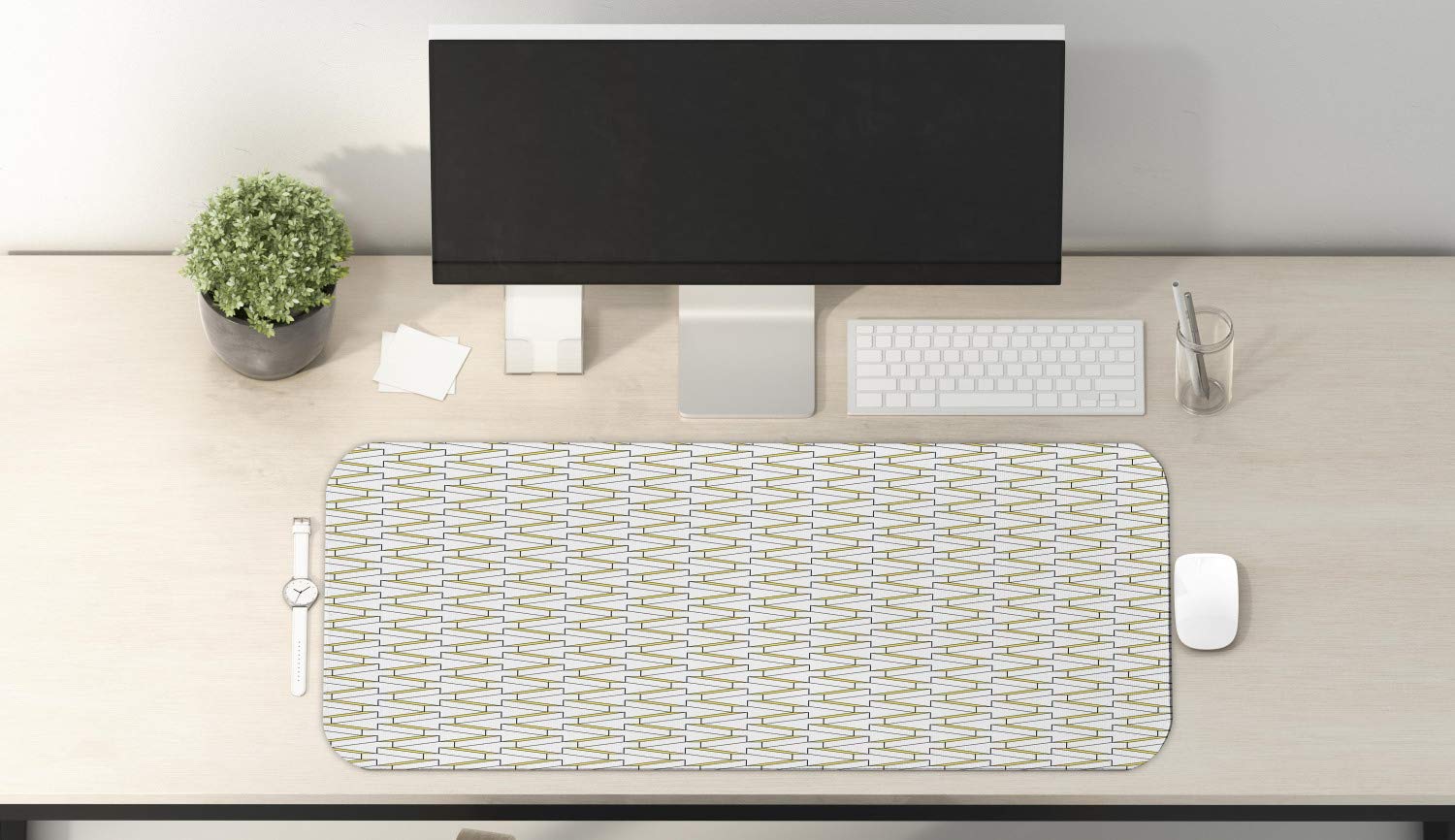 Ambesonne Large Non-Slip Gaming Mouse Pad - 31