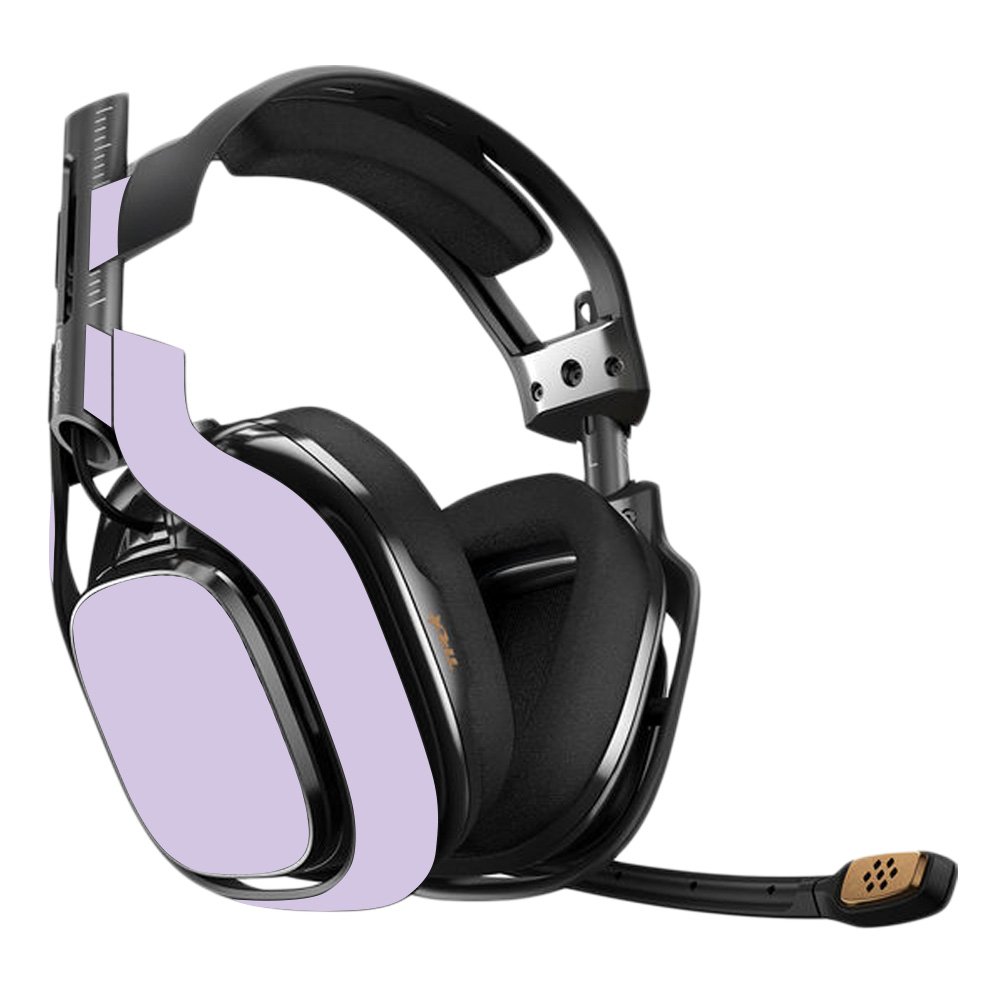 MightySkins Vinyl Decal Wrap Cover for Astro A40 3rd Gen Gaming Headset - Solid Lilac Protective Skin | Durable, Easy to Apply & Remove | Made in USA | Perfect for Gamers & Streamers to Customize Headset Style