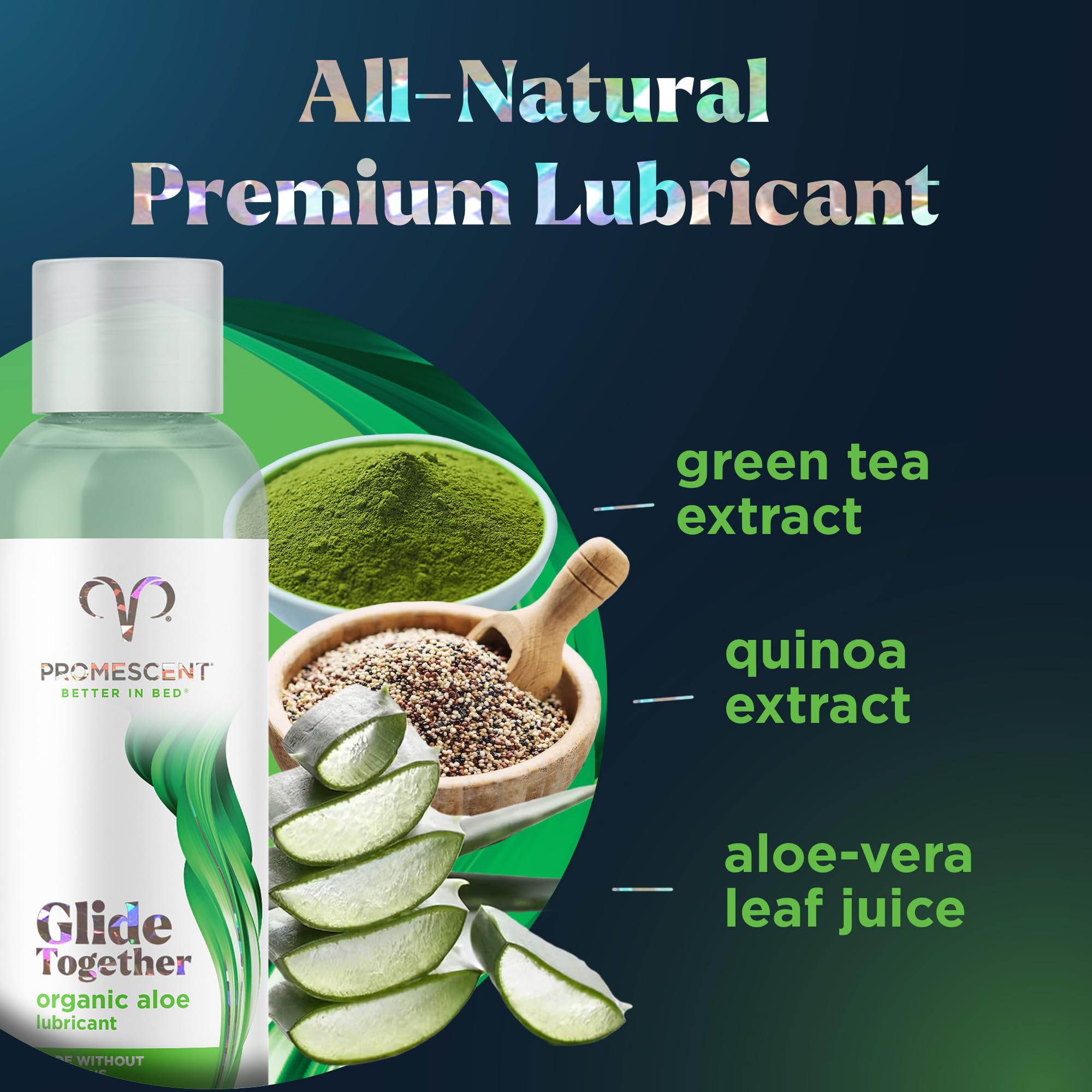 Organic Personal Lubricant for Couples - Natural Aloe & Water-Based Sex Lube for Enhanced Intimacy, Long-Lasting & Condom Safe (4 oz) - Perfect for Sensitive Skin & Romantic Evenings