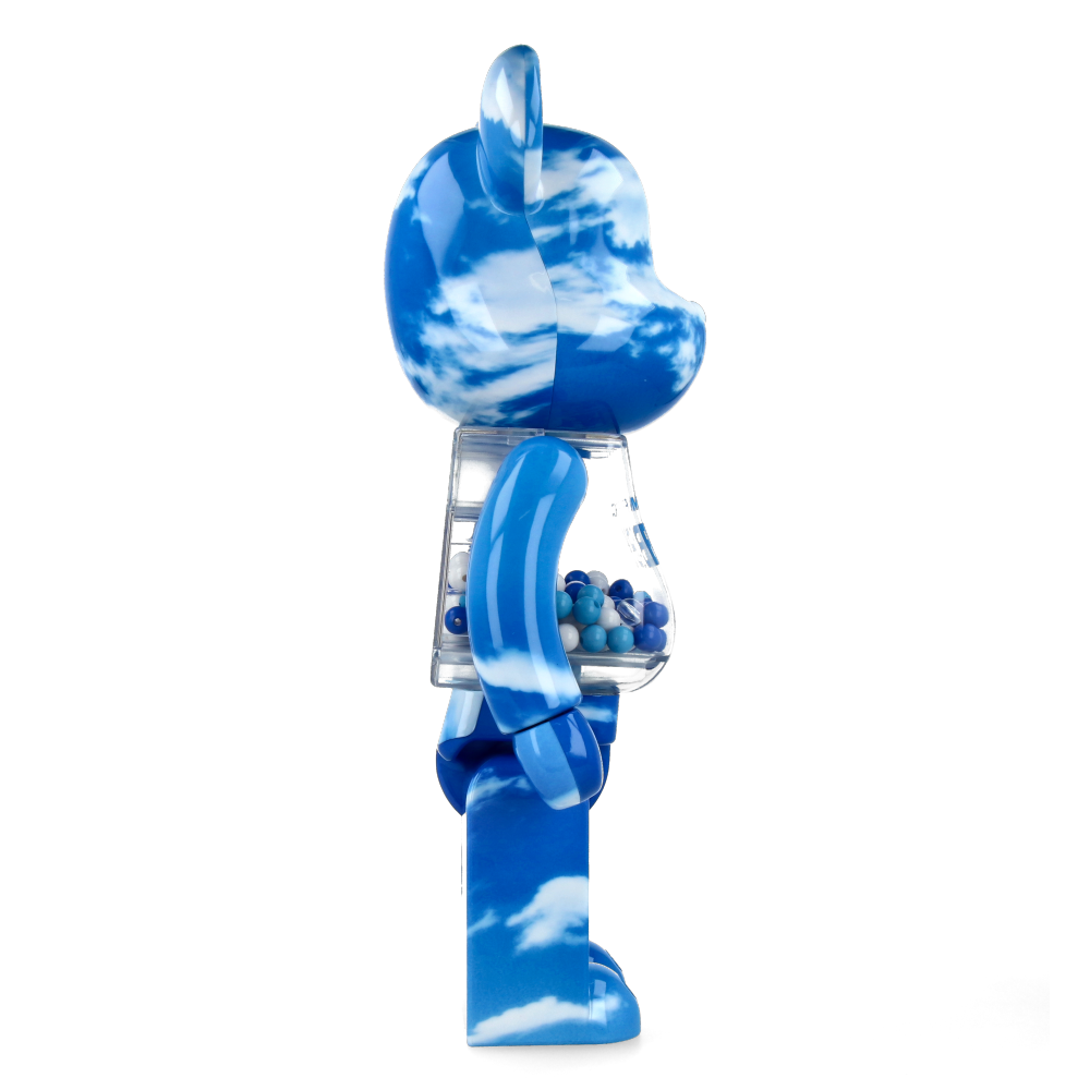 400% + 100% Bearbrick My First Baby (Blue Sky) Collectible Art Toy - Perfect for Display, Gifts & Anime Collections