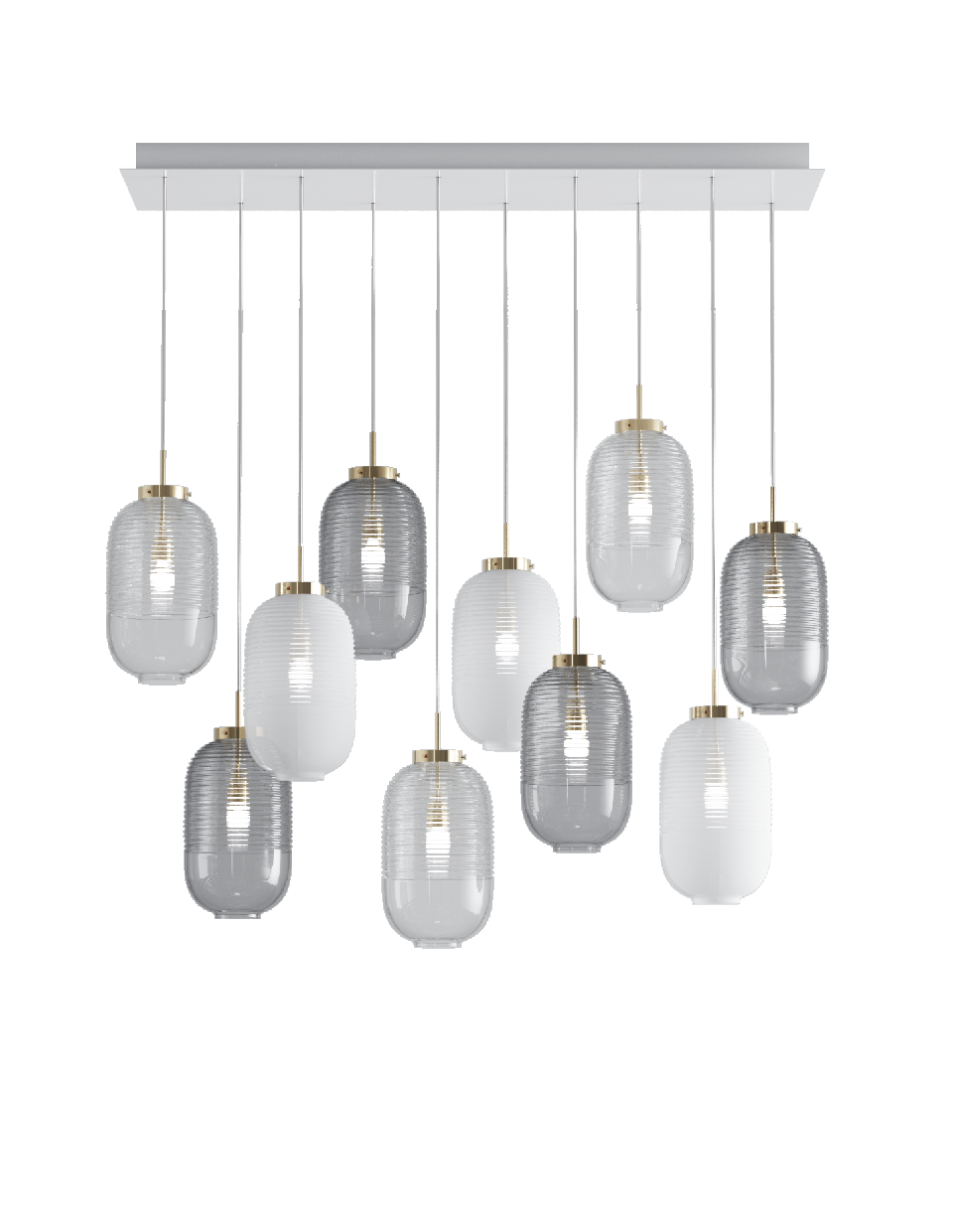 10-Piece Chandelier Lantern Set - Elegant Hanging Lighting Fixtures for Home, Wedding, and Outdoor Decor