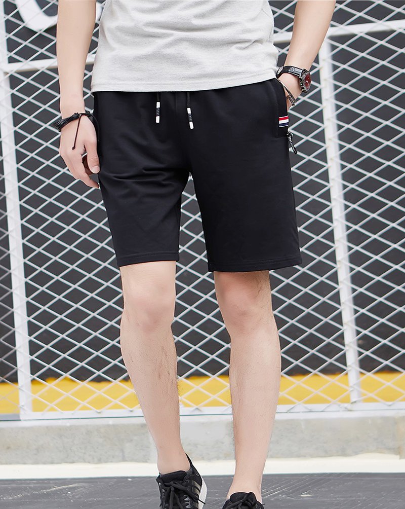 Men's Casual Workout Shorts with Zipper Pockets - Lightweight Running Joggers for Gym, Exercise & Outdoor Activities
