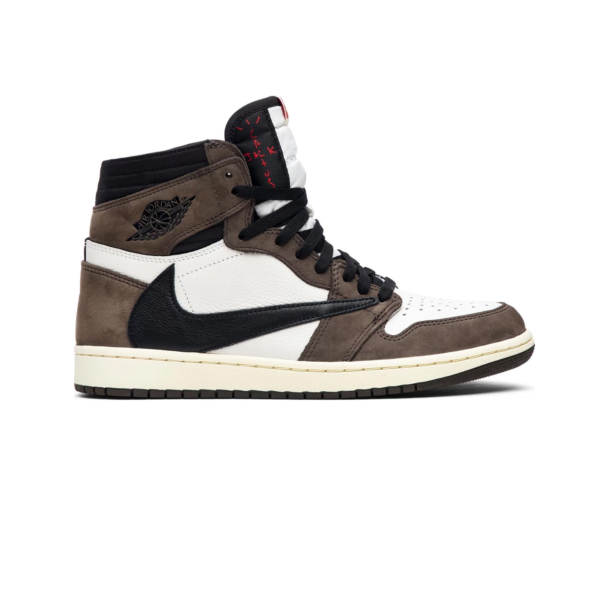 Air Jordan 1 x Travis Scott 'Mocha' Sneakers - New Retro High OG Men's Basketball Shoes - Perfect for Streetwear, Sneaker Collection & Casual Outfits