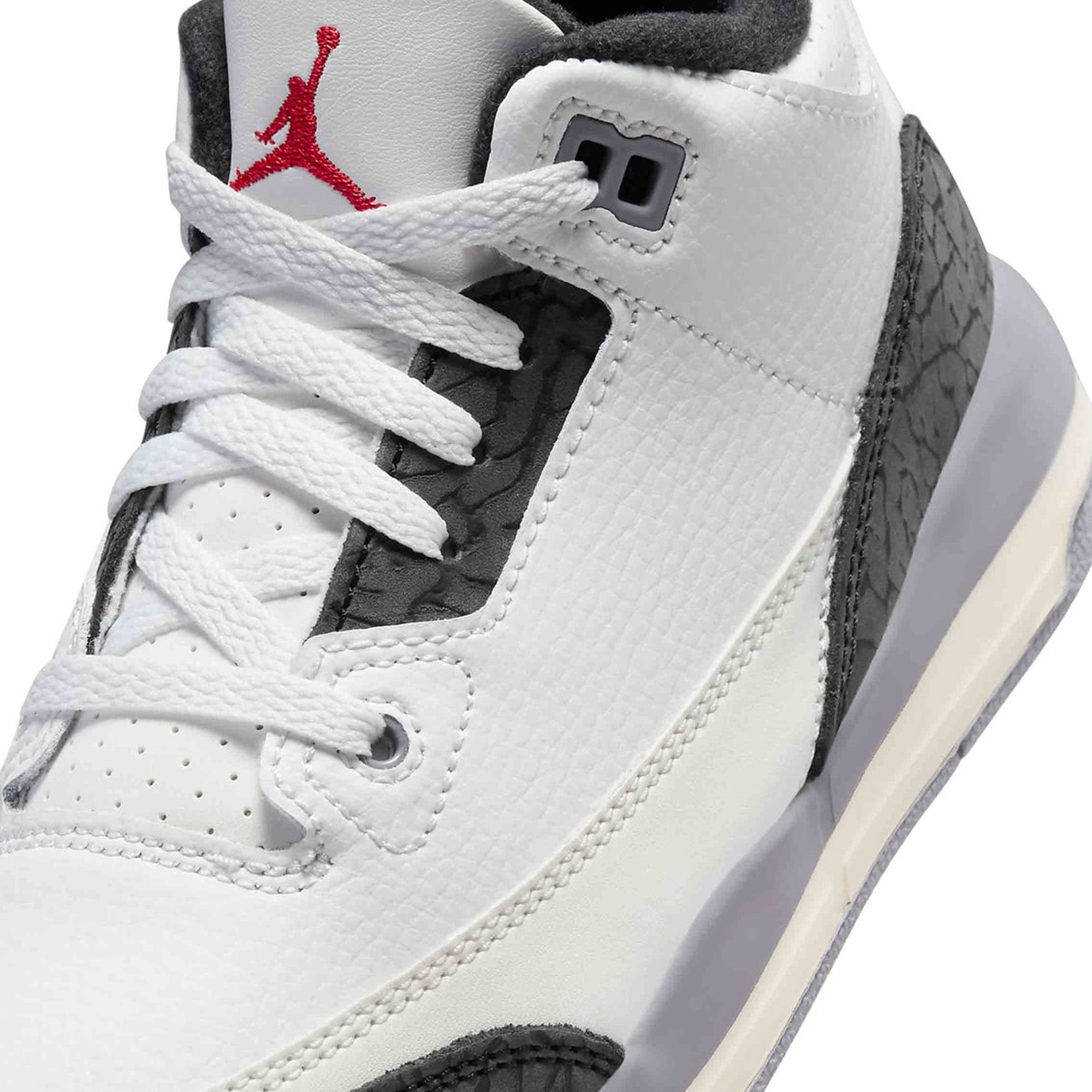 Air Jordan 3 Retro 'Cement Grey' PS Sneakers (2024) - Men's Basketball Shoes for Casual Wear & Street Style Fashion