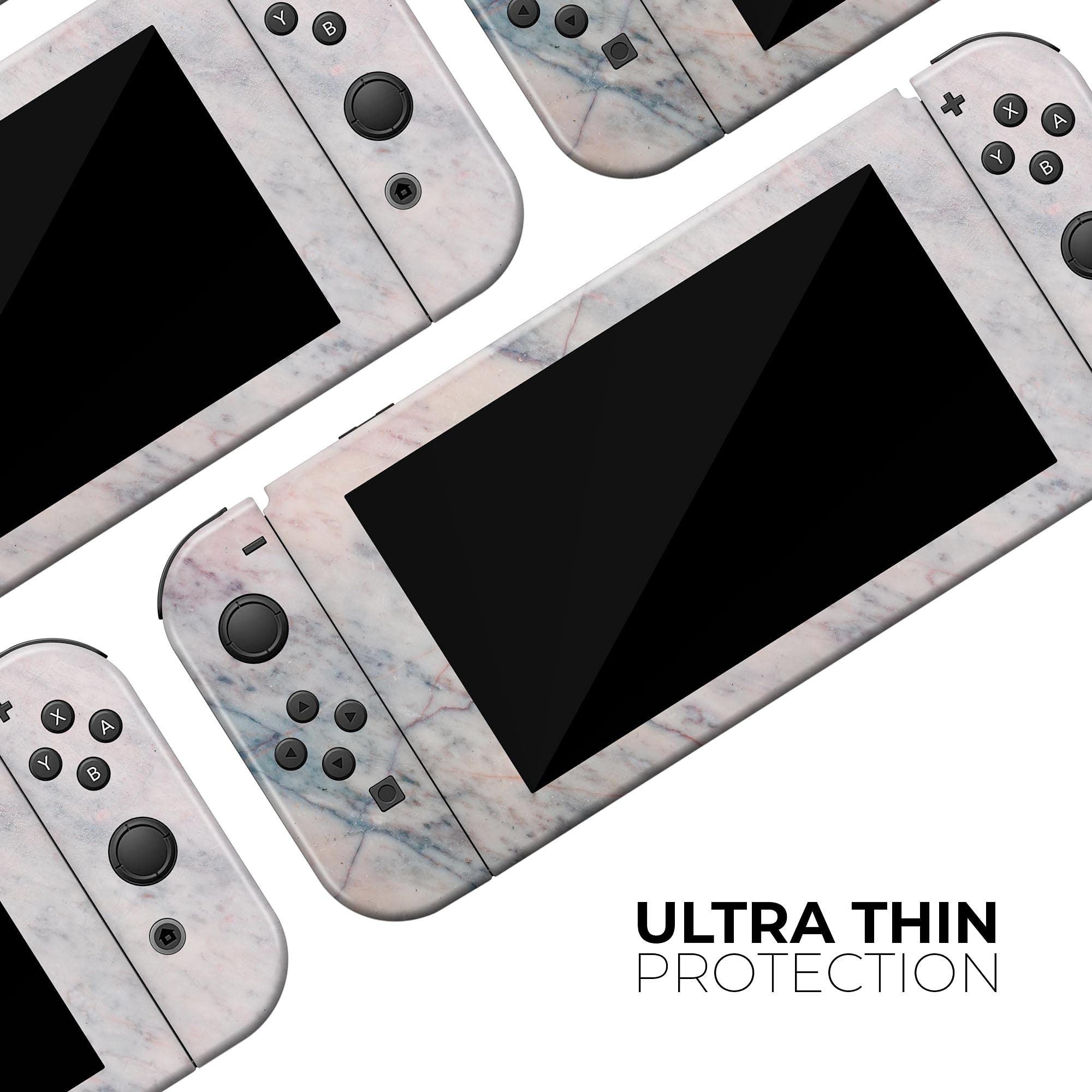 Nintendo Switch Dock Skin Decal - Scratch-Resistant Removable Vinyl Wrap Cover Compatible with Switch Dock Only - Slate Marble Design for Gaming Setup & Home Decor