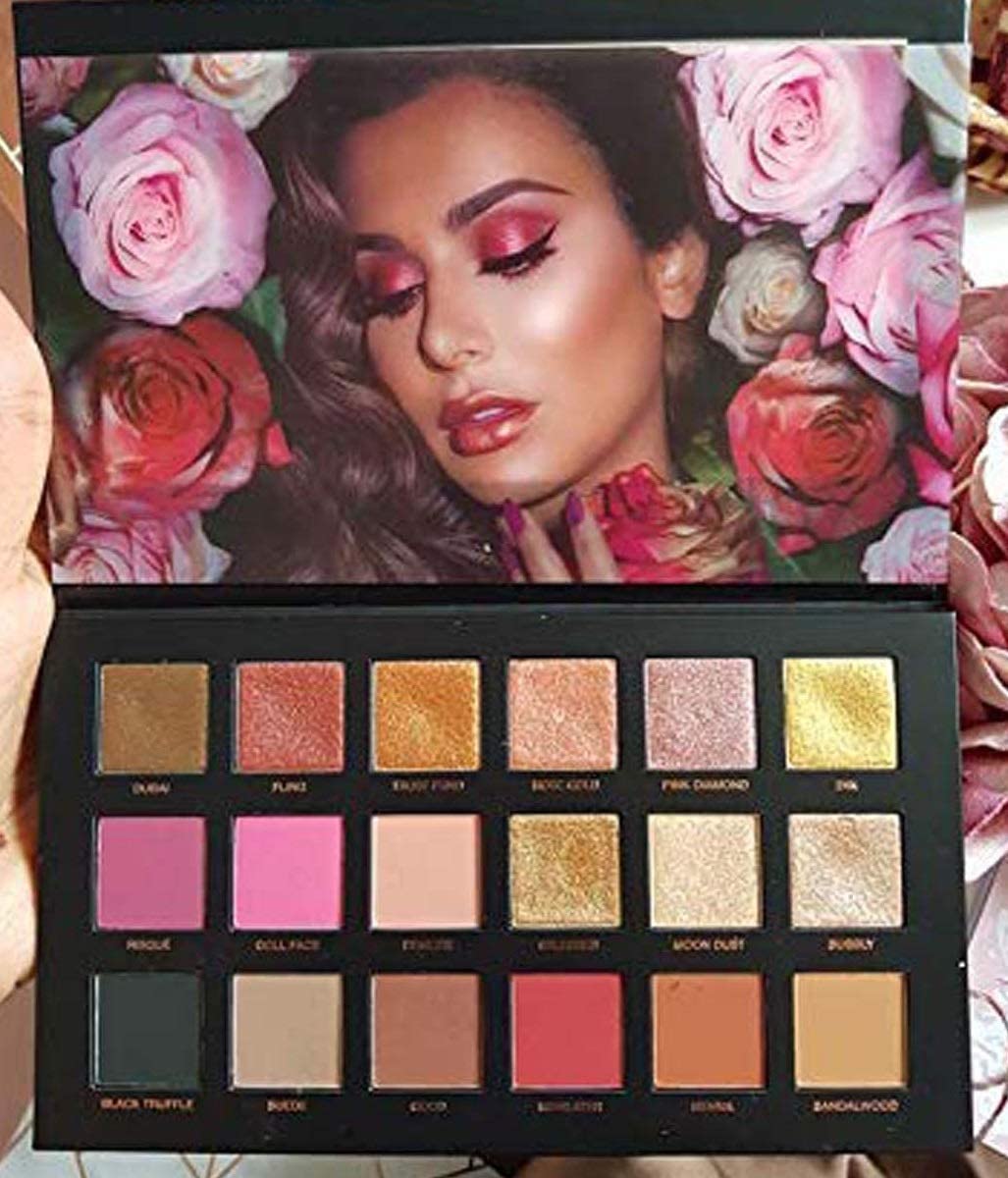 Nude & Rose Gold Eyeshadow Palette - Shimmer & Matte Professional Makeup Set for Day & Night Looks | Perfect for Bridal, Party & Everyday Wear