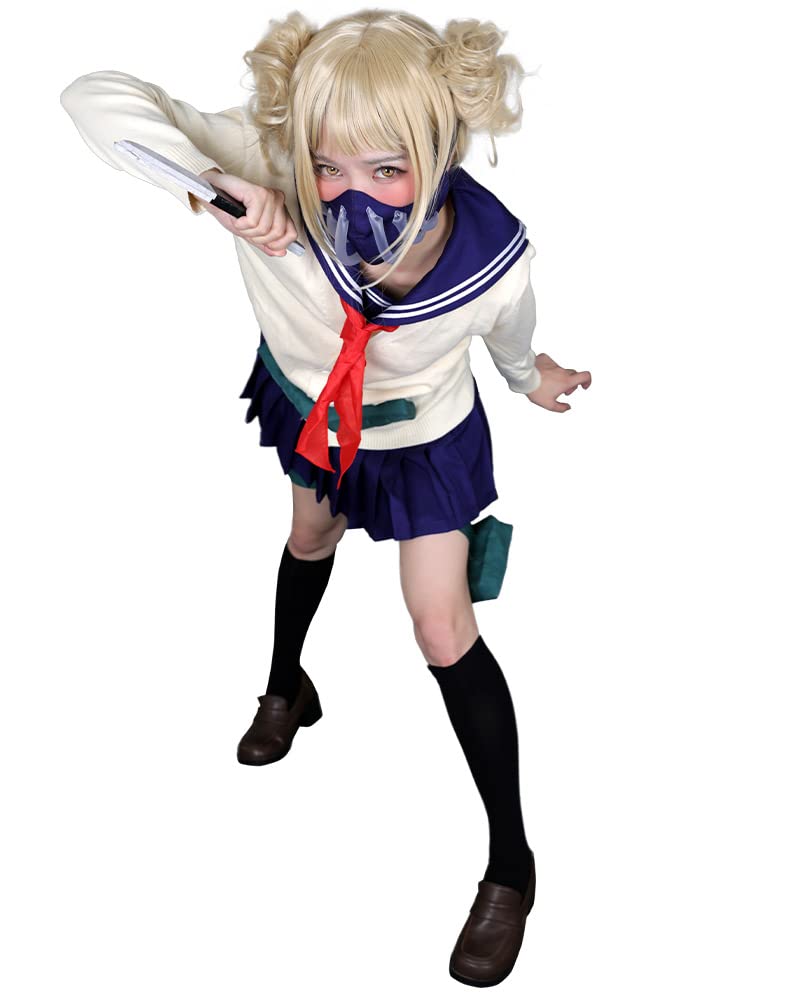 Miccostumes Women's Deluxe Anime JK School Uniform Cosplay Costume Set - High Quality Japanese Schoolgirl Outfit for Halloween, Cosplay Events & Anime Conventions