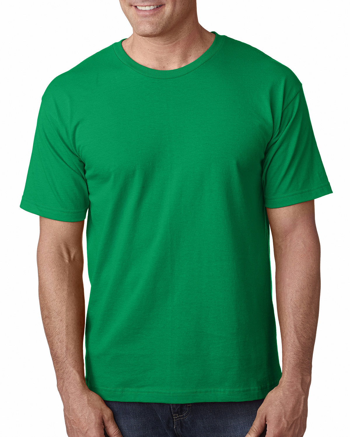 Bayside BA5040 Men's 100% Cotton T-Shirt 5.4 oz - Soft Comfortable Crew Neck Tee for Casual Wear, Gym & Everyday Outfits