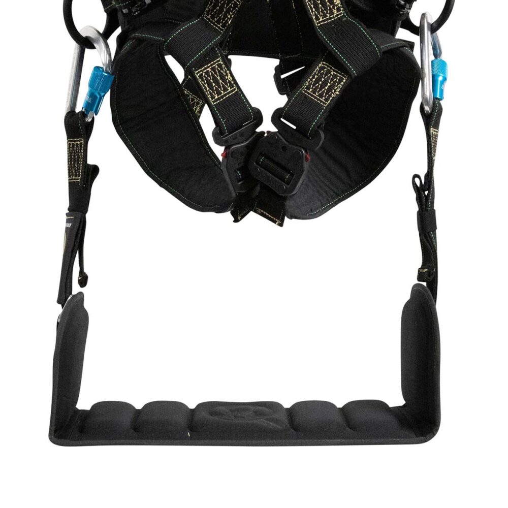 Arc Flash Wind & Tower Harness - 5D Safety Harness with Removable Seat & Quick Connect Legs for Wind Turbine & Cell Tower Climbing - Perfect for Industrial Work at Heights