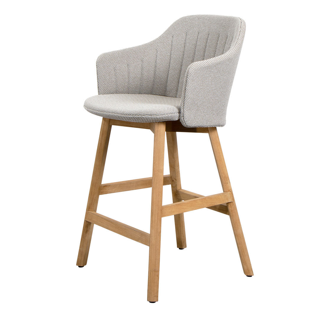 Premium Outdoor Counter Chair with Comfortable Seat Cushion & Durable Wood Base - Perfect for Patio, Deck, Poolside & Bar Counter Seating