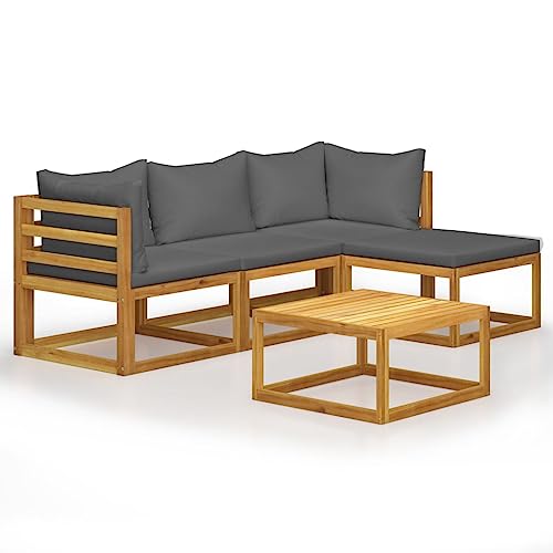 Natural Wood Color + Dark Gray