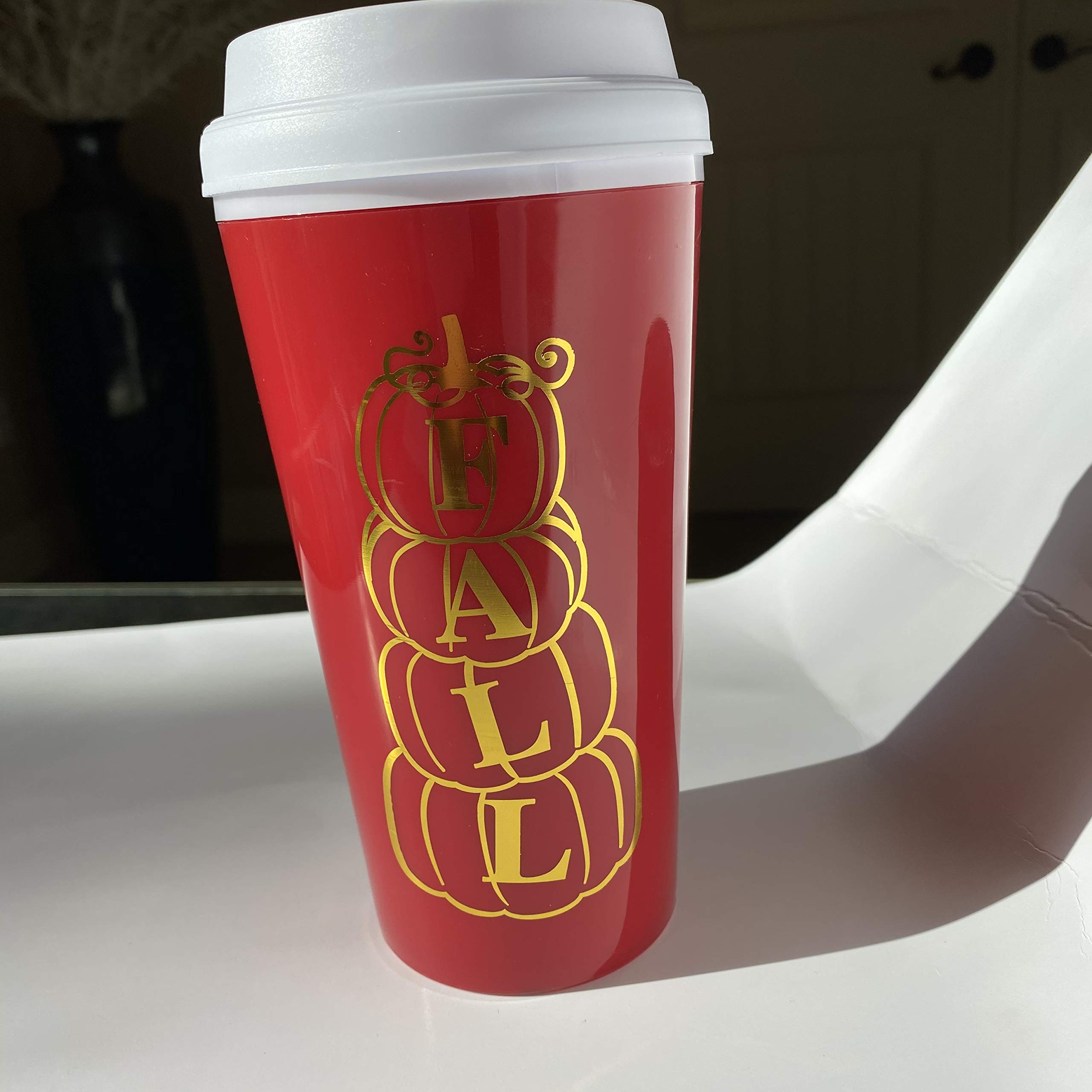 Pick of the Patch Travel Tumbler - Insulated Stainless Steel Fall Themed Cup for Coffee & Tea - Perfect for Pumpkin Patch Visits & Autumn Adventures