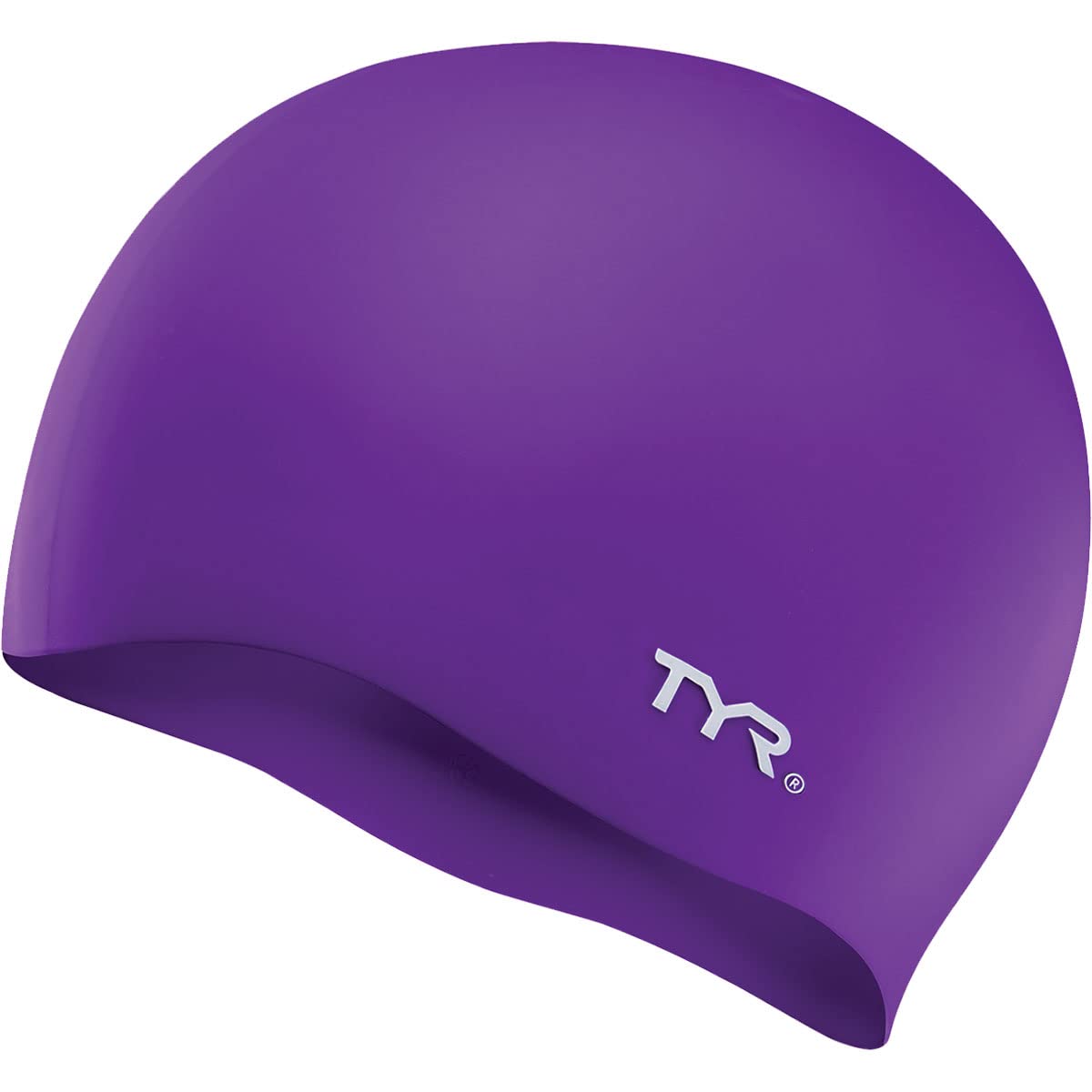 TYR Adult Wrinkle-Free Silicone Swim Cap for Competition, Training & Lap Swimming - Comfortable Waterproof Swimming Cap for Men & Women