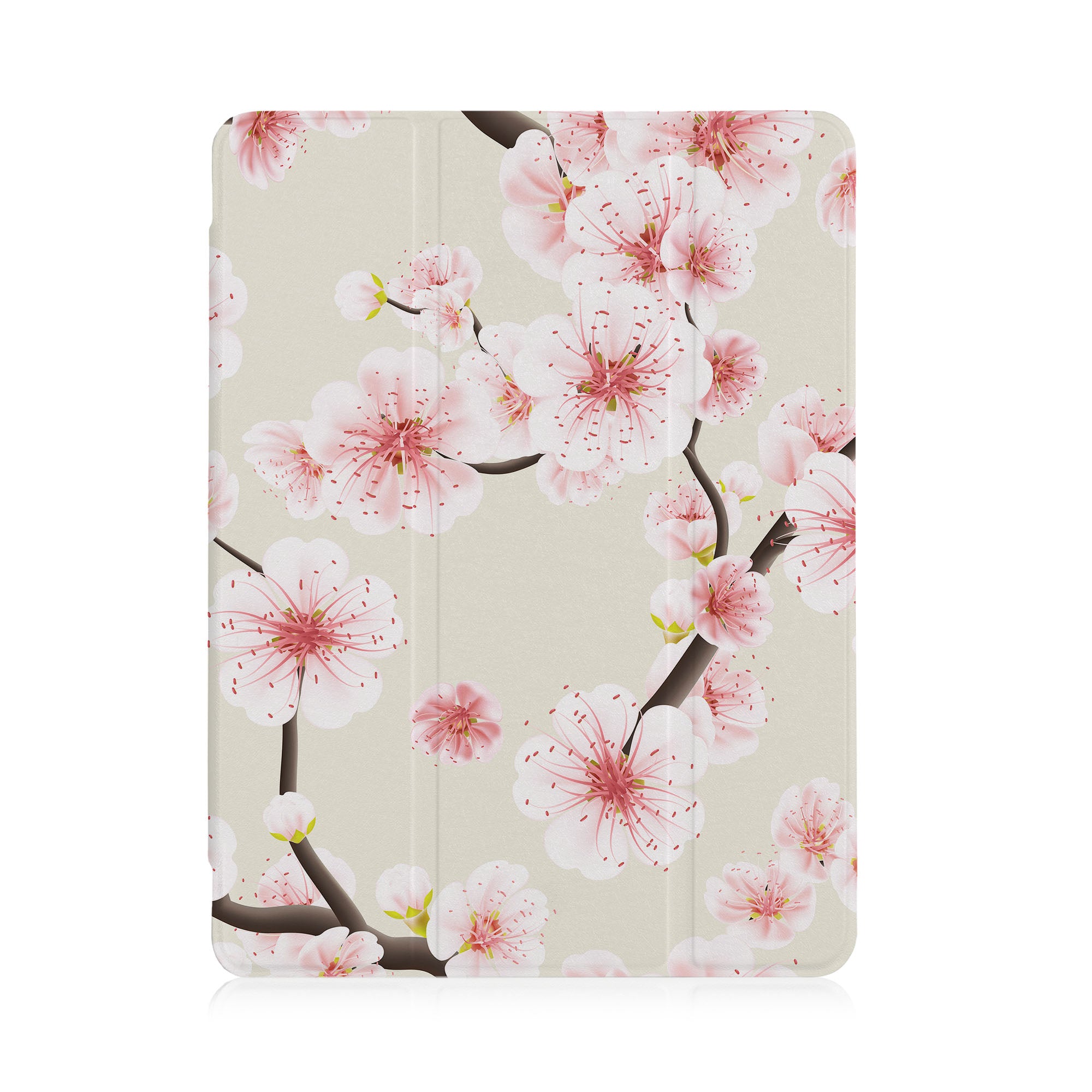 Premium iPad See-Through Clear Case with Floral Design - Slim Protective Cover for iPad Air/Pro, Perfect for Work, School & Travel