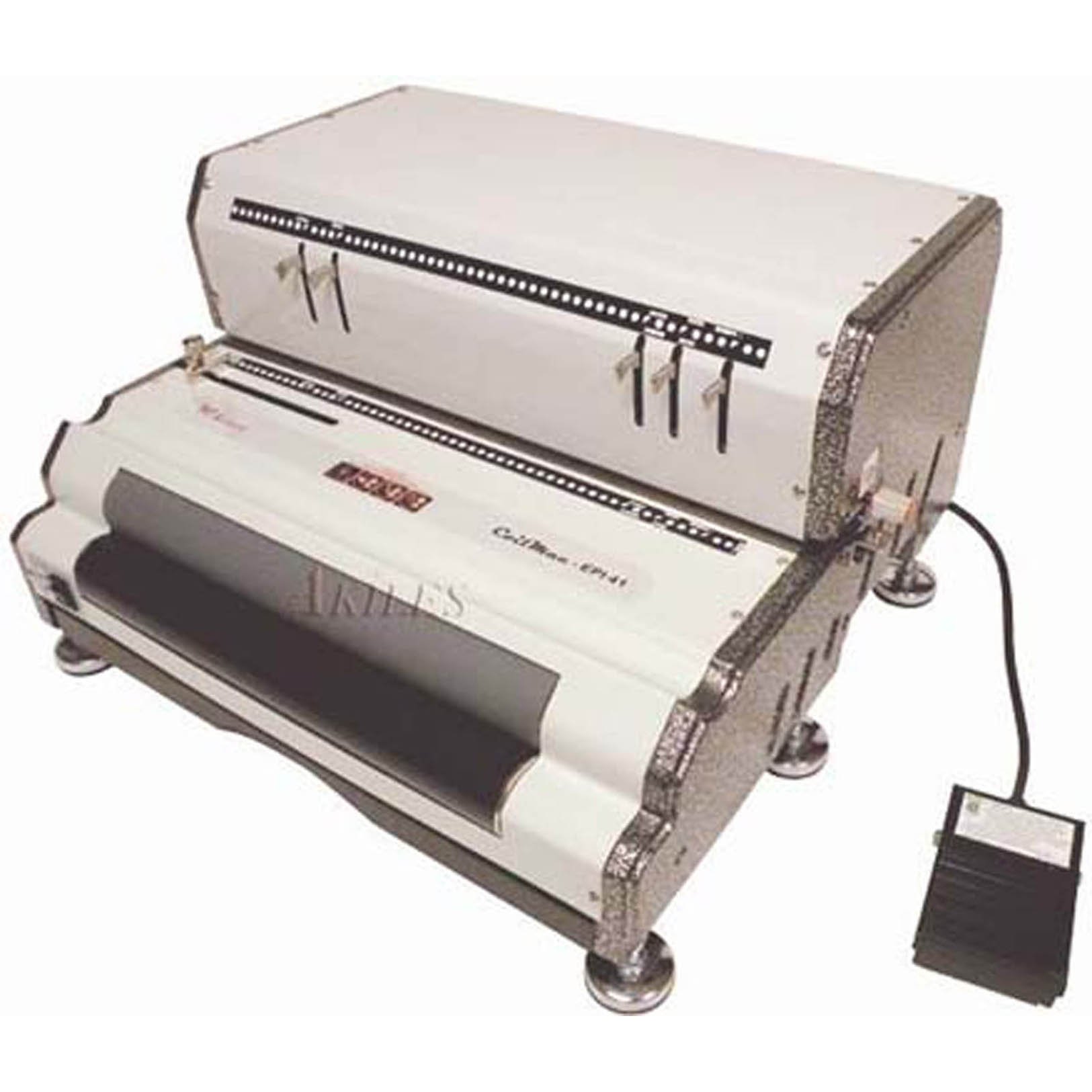 Akiles CoilMac EPI Electric Punch and Coil Inserter Machine - Heavy Duty Binding Equipment for Office, School & Document Binding Projects