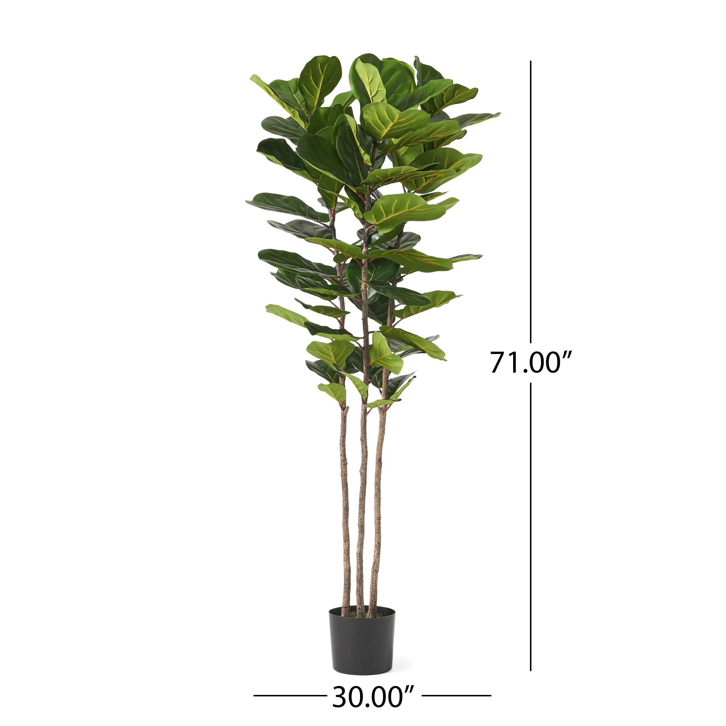 Christopher Knight Home 313744 6' x 2' Artificial Faux Plants - Realistic Indoor/Outdoor Greenery for Home Decor, Office, Patio & Garden