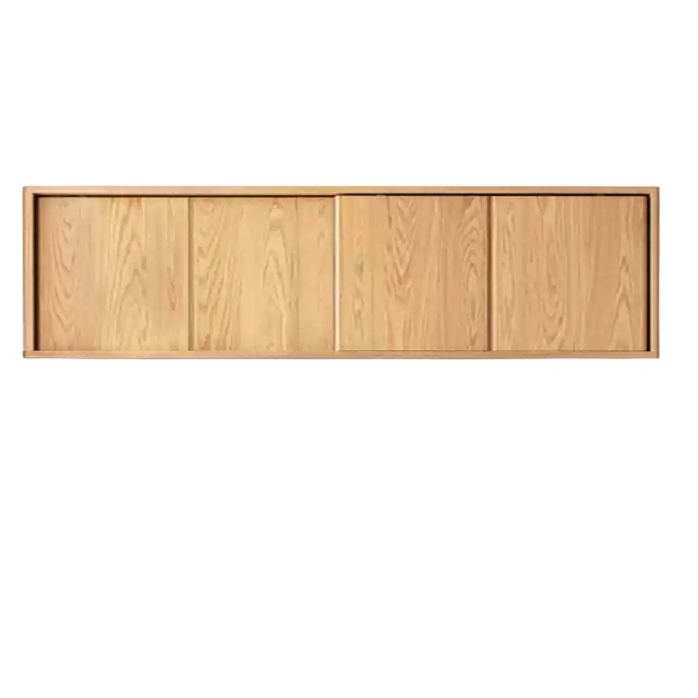 Solid Oak Wood Modern Wardrobe with Ample Storage - Perfect for Bedroom, Living Room, and Office Organization