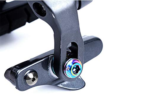 Premium RISK Titanium Alloy Screw & Bolt Set for Road Bike C Brake UT - Lightweight Durable Bicycle Brake Repair Kit for Cycling Maintenance & Upgrades