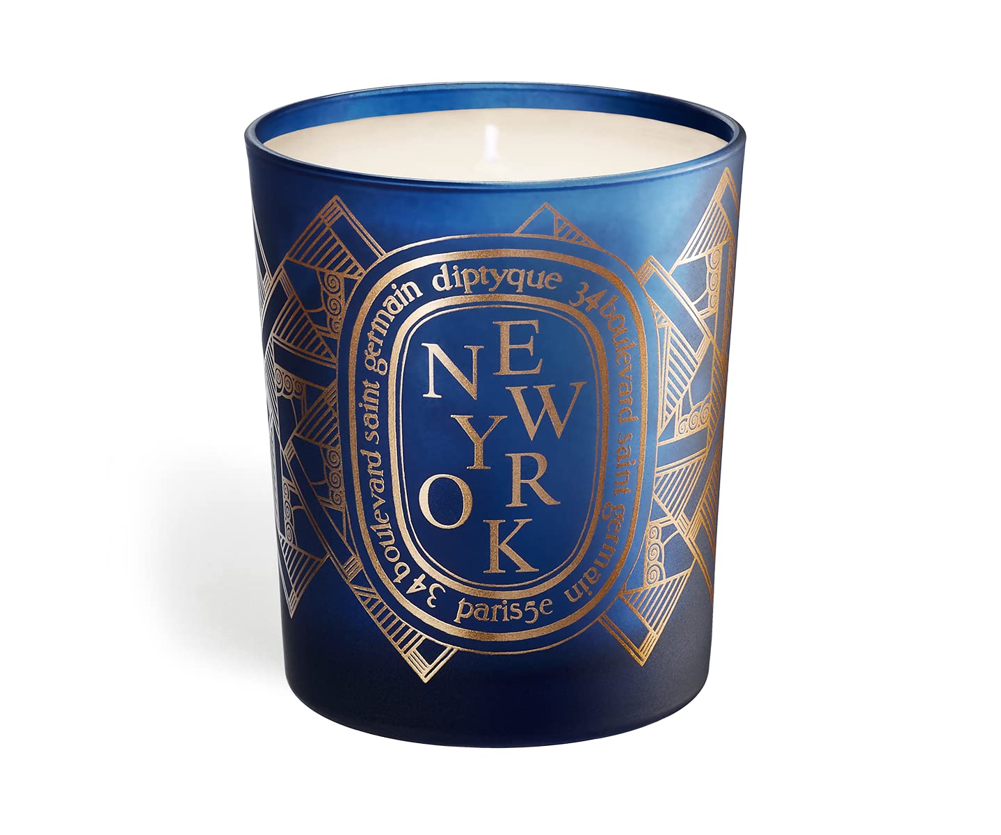 Diptyque New York City Scented Candle 6.7 oz - Luxury Home Fragrance for Living Room, Bedroom & Gift Giving