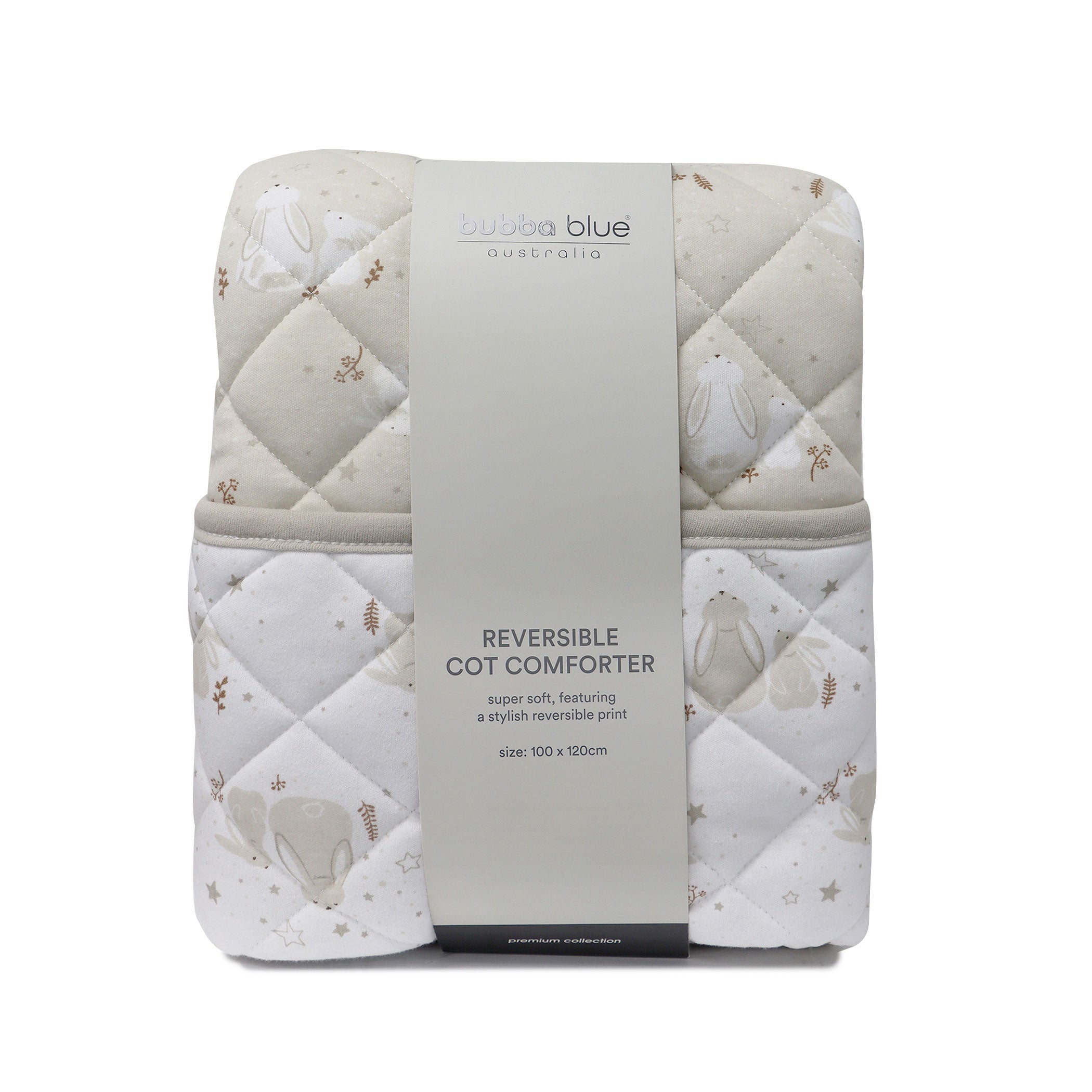 Soft and Cozy Bunny Dreams Cot Comforter for Baby Cribs - Perfect for Nursery, Daycare, and Sweet Dreams