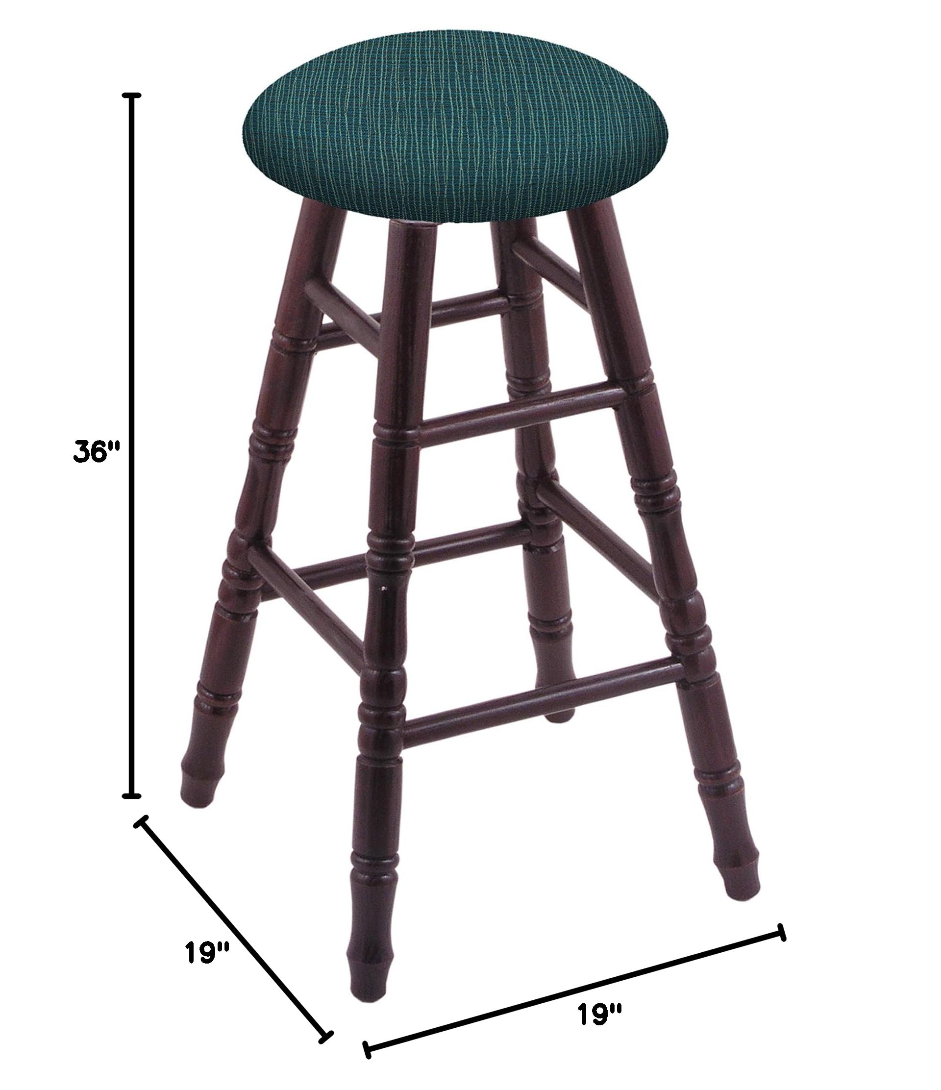 Dark Cherry Oak Extra Tall Bar Stool with Graph Tidal Seat - Perfect for Kitchen Islands, Breakfast Bars & Home Pub Decor