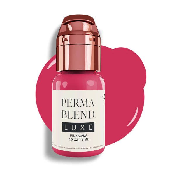 Perma Blend Luxe Pink Gala Pigment - Professional Cosmetic Tattoo Ink for Eyebrows & Lips | Vegan, Cruelty-Free | Perfect for Permanent Makeup Artists & Beauty Salons
