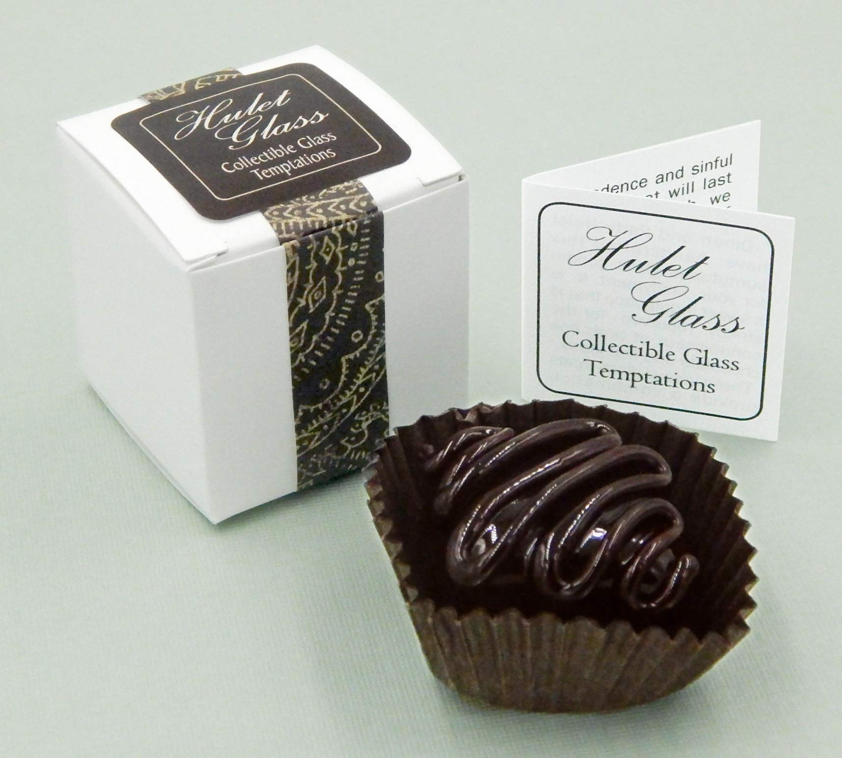 Premium Dark Chocolate Art Glass Candy Treats - Handcrafted Collectible Gourmet Gifts for Holidays, Birthdays & Special Occasions | Perfect for Dessert Tables, Party Favors & Luxury Gift Boxes