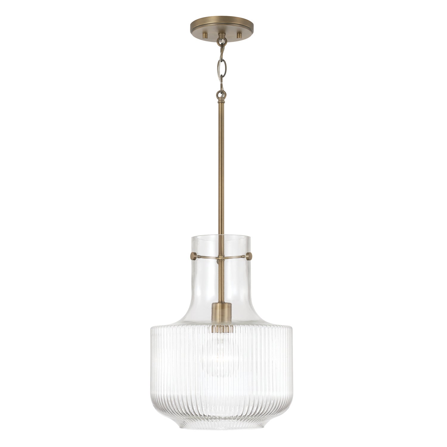 Capital Lighting One Light Pendant - Modern Ceiling Light Fixture for Kitchen, Dining Room & Bedroom | Elegant Hanging Lamp for Home Decor