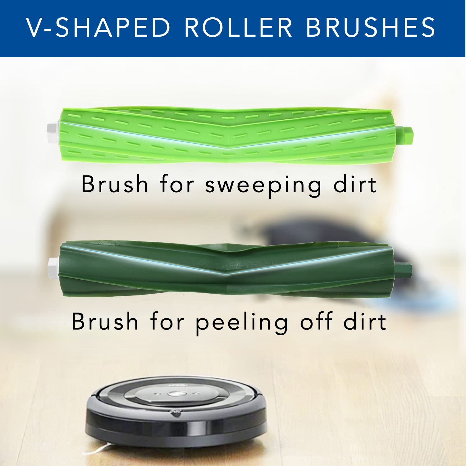iRobot Roomba E & i & j Series Replacement Accessories Kit - Compatible with E5, E6, i1+, i3+, i4+, i6+, i7+, i8+, j7+ Robot Vacuums - Essential Parts for Cleaning & Maintenance - Perfect for Hardwood Floors, Carpets & Pet Hair