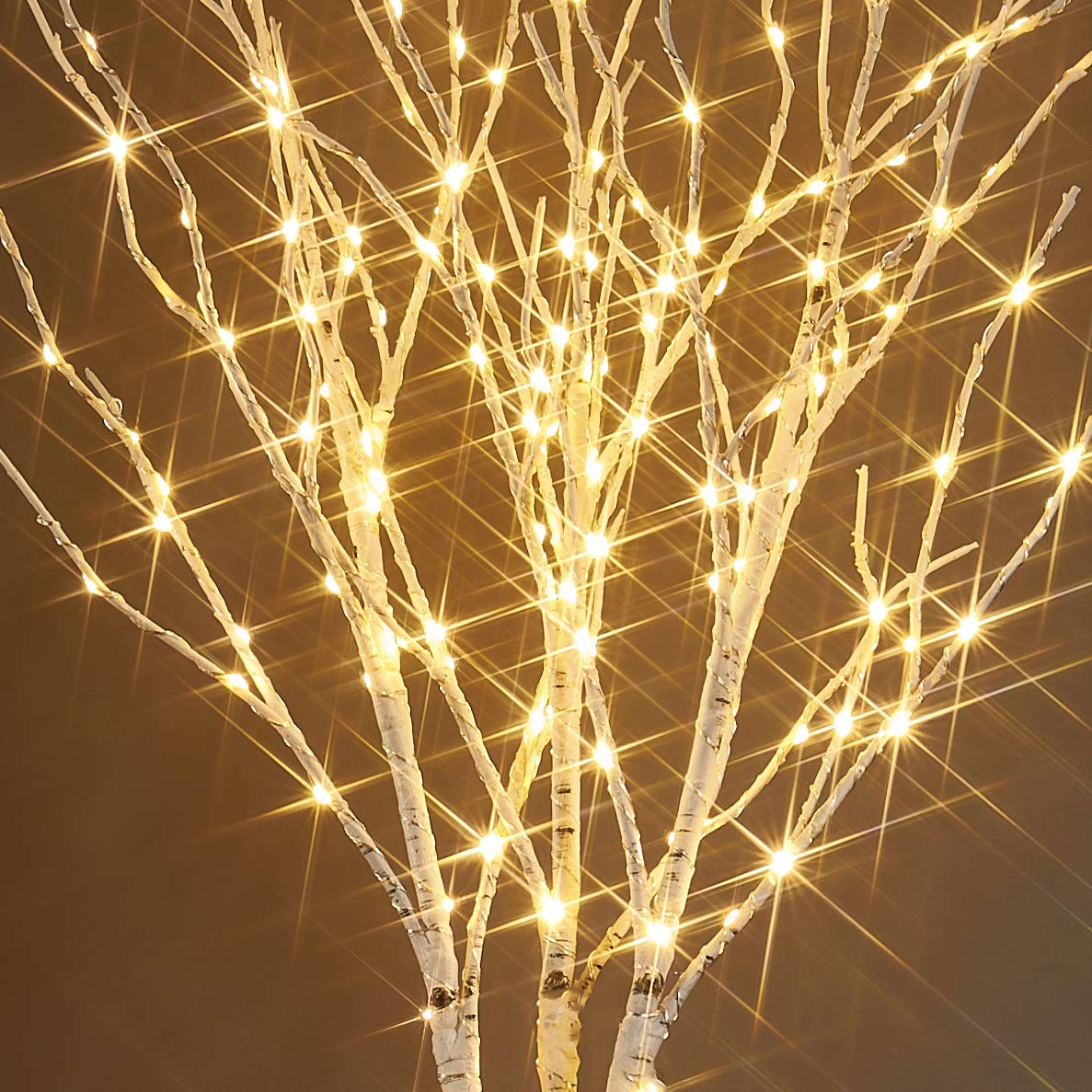 150 LED Fairy Lights with Timer - 32in Plug-in White Birch Twigs for Vase, Christmas & Home Decor (Indoor/Outdoor Use) - Perfect for Centerpieces, Weddings, Parties & Seasonal Displays