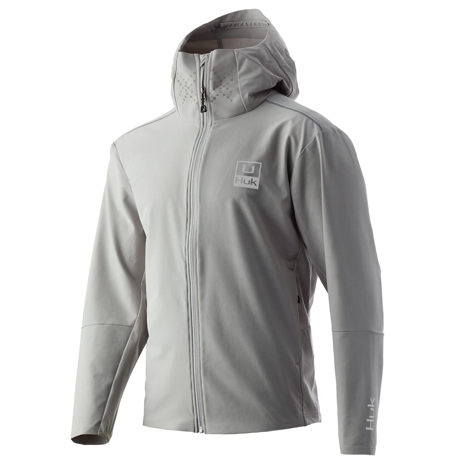 HUK Men's Icon X Lightweight Windproof & Water-Resistant Fishing Jacket - Perfect for Outdoor Adventures, Boating, and Hiking