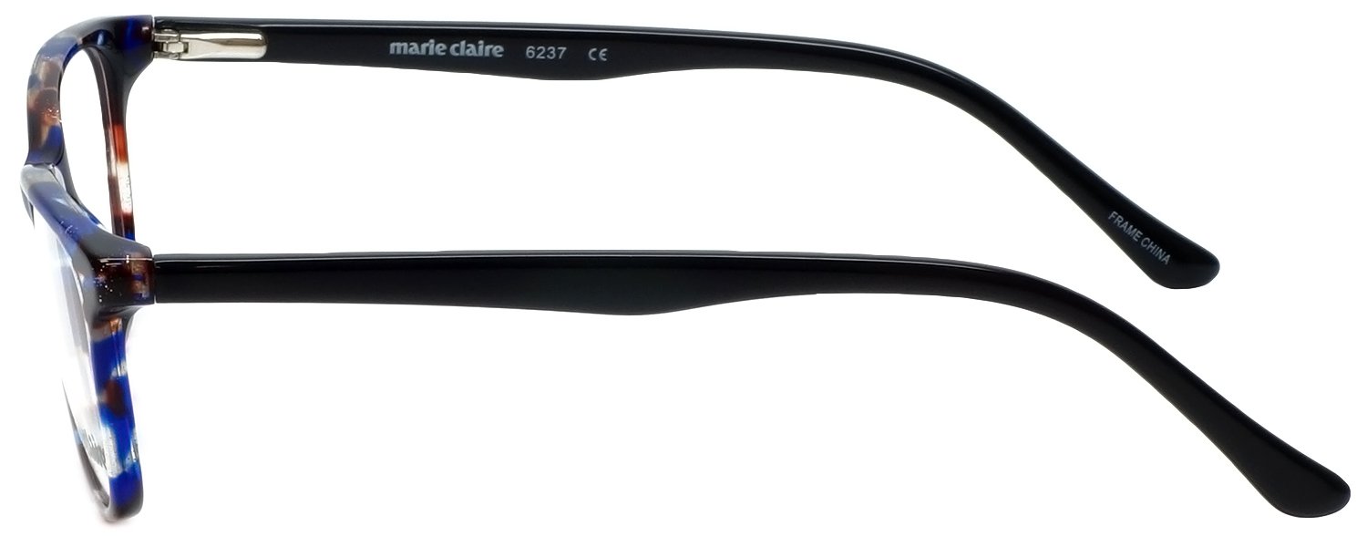 Premium Designer Reading Glasses MC6237 BLB - Blue Black Frame 47mm +2.50 Strength for Women & Men - Perfect for Reading, Office Work & Computer Use