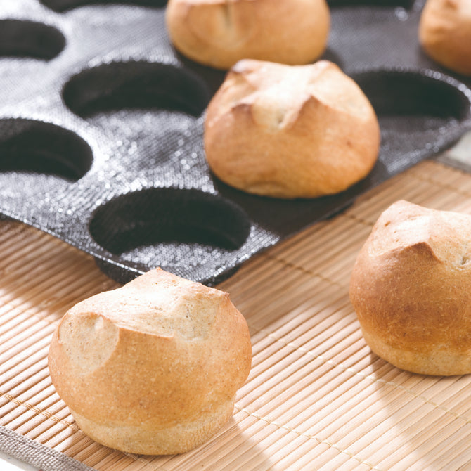 Silform Mini Round Buns for Sliders - Perfect for Parties, BBQs & Appetizers | Soft & Fluffy Dinner Rolls for Burgers & Sandwiches