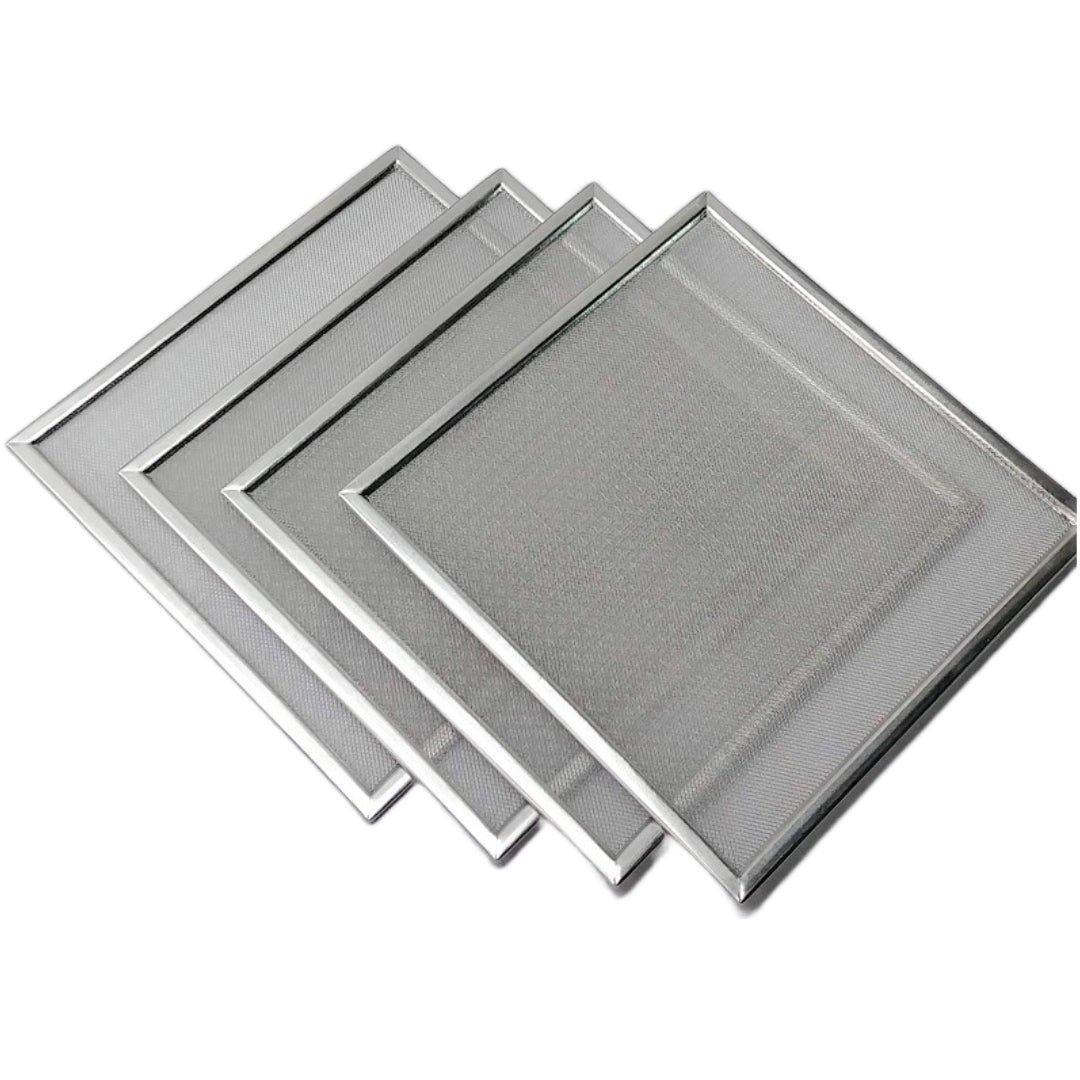 Fantech 40328 Washable Aluminum Mesh MERV 3 HRV/ERV Air Filter Kit - 11x11.5 Inches (Set of 4) | Perfect for Home Ventilation Systems & Air Purifiers