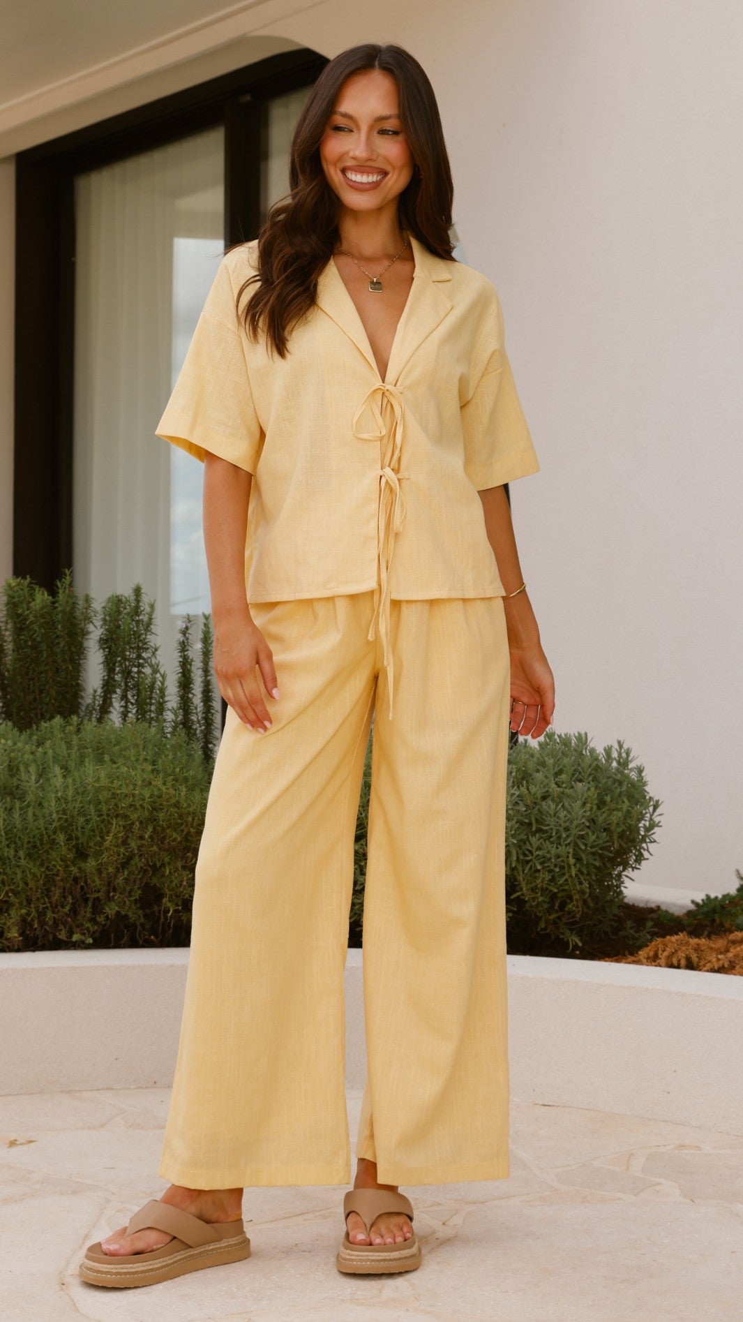 Louise Top Baby Yellow - Soft & Comfortable Baby Girl's Blouse for Casual Wear & Special Occasions