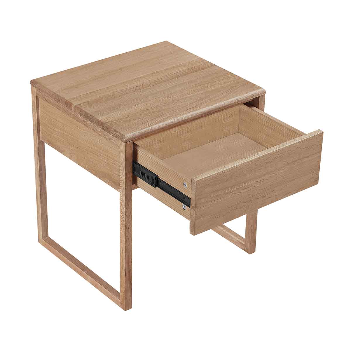 Modern Avalon Bedside Table with Drawer - Nightstand for Bedroom, Living Room, or Office - Compact Storage Solution with Sleek Design