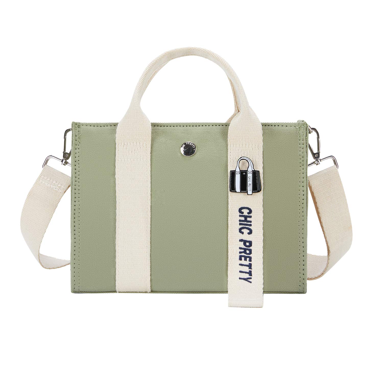 Stylish Canvas Tote Bags for Women - Lightweight Crossbody Shoulder Purse with Adjustable Strap | Perfect for Work, Travel, Shopping & Everyday Use