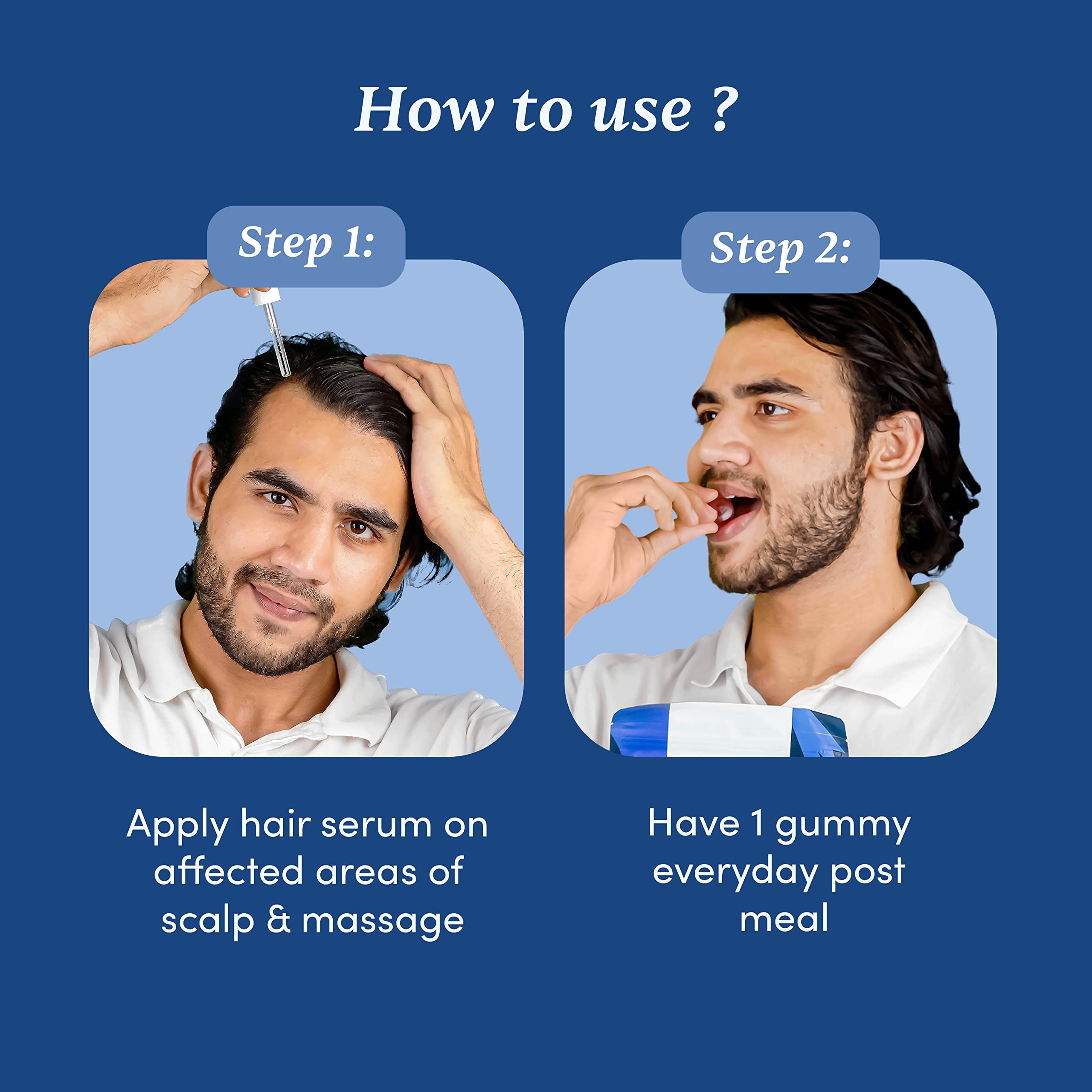 Man Matters Hair Growth Pack - Biotin Hair Gummies (30 Count) & Advanced Hair Serum (30ml) | Sugar-Free Supplement for Men | Stimulates Follicles & Promotes Healthy Hair Growth | Perfect for Thinning Hair & Daily Hair Care Routine