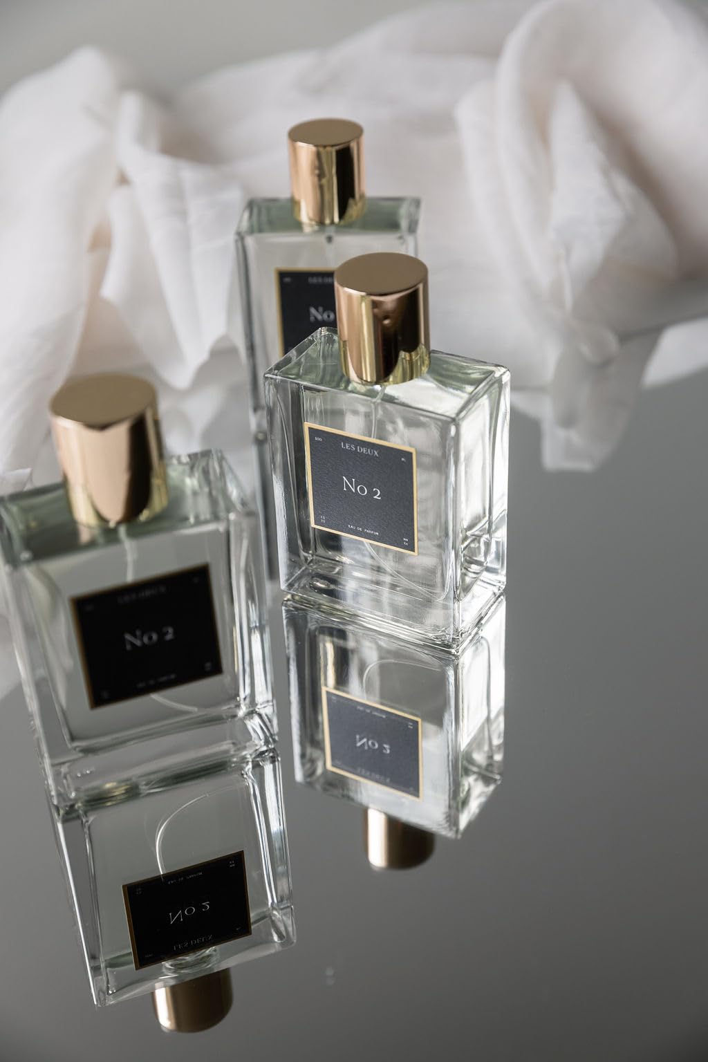 Les Deux No 2 Unisex Perfume - 50ml Luxury Vegan Fragrance with Amber, Saffron, Sandalwood & Cedar Notes | Award-Winning Long Lasting Scent for Men & Women | Perfect for Date Nights, Office Wear & Special Occasions