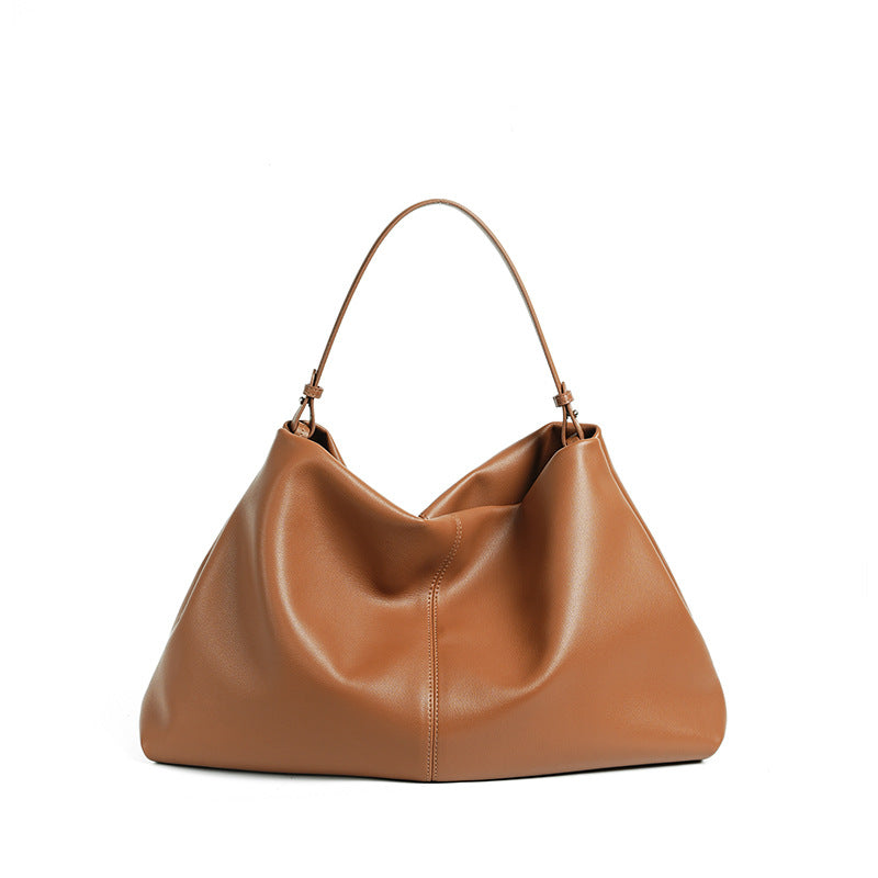Premium Spacious Leather Shoulder Bag for Women - Stylish Crossbody Purse with Multiple Pockets - Perfect for Work, Travel & Everyday Use